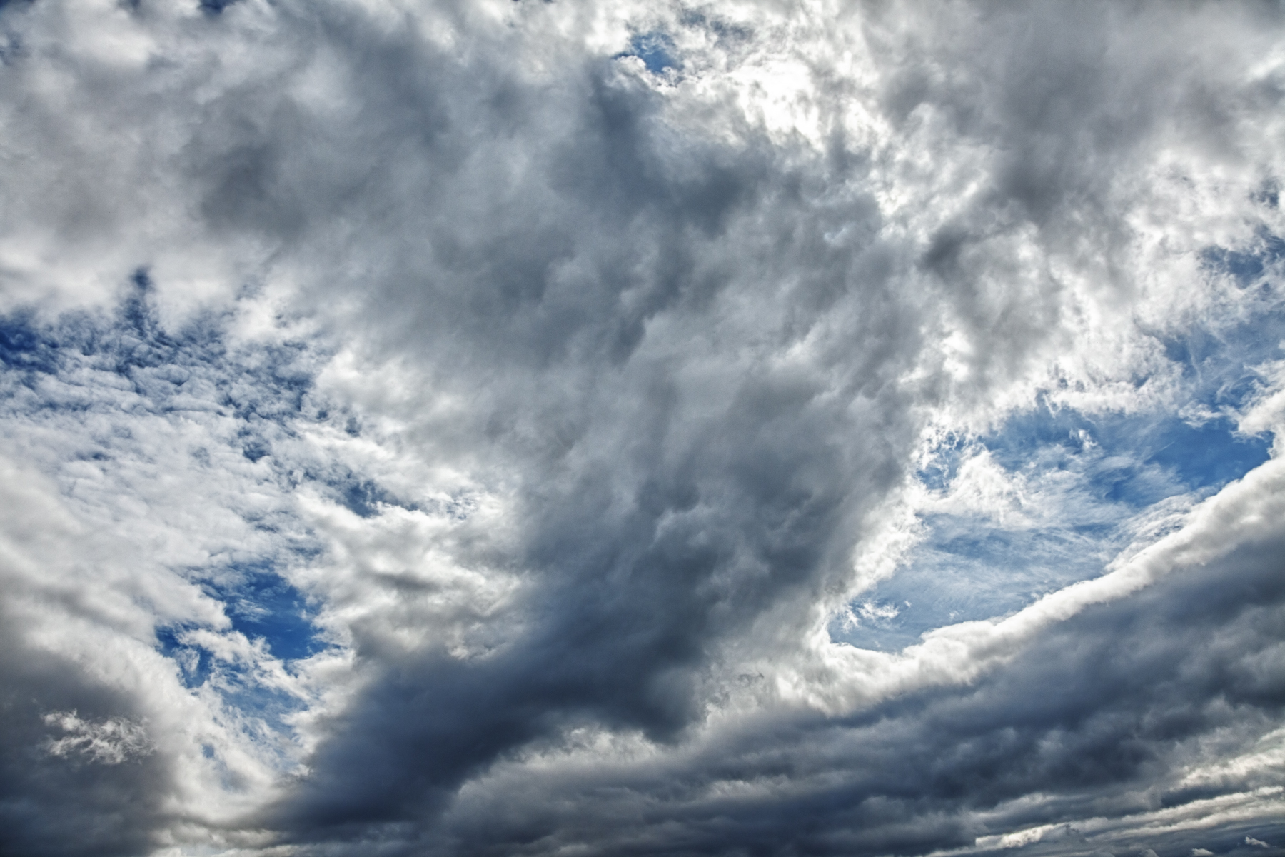 Tornado clouds - hdr photo