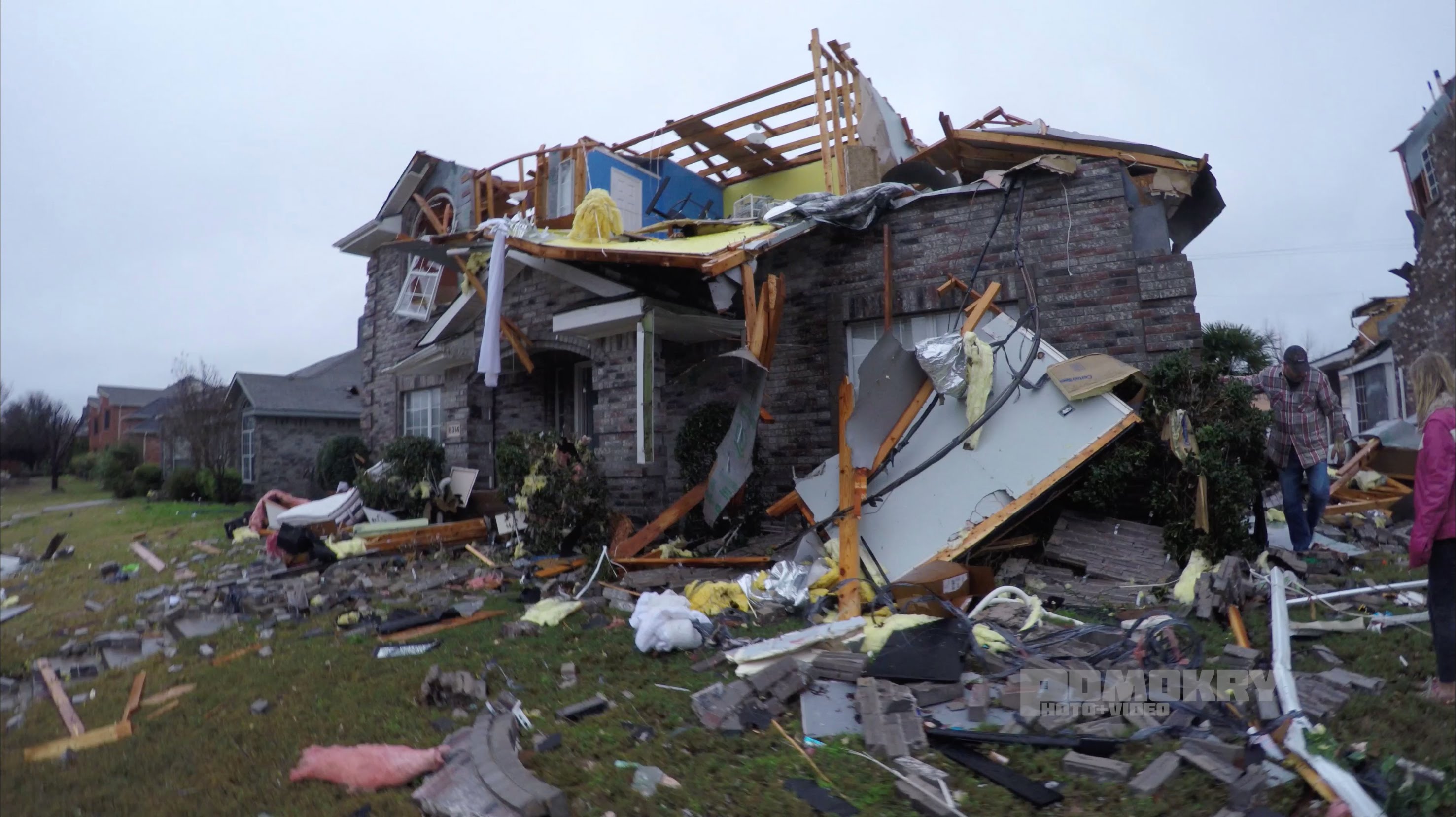 4K Rowlett Tornado Damage - Dec 26, 2015 - YouTube
