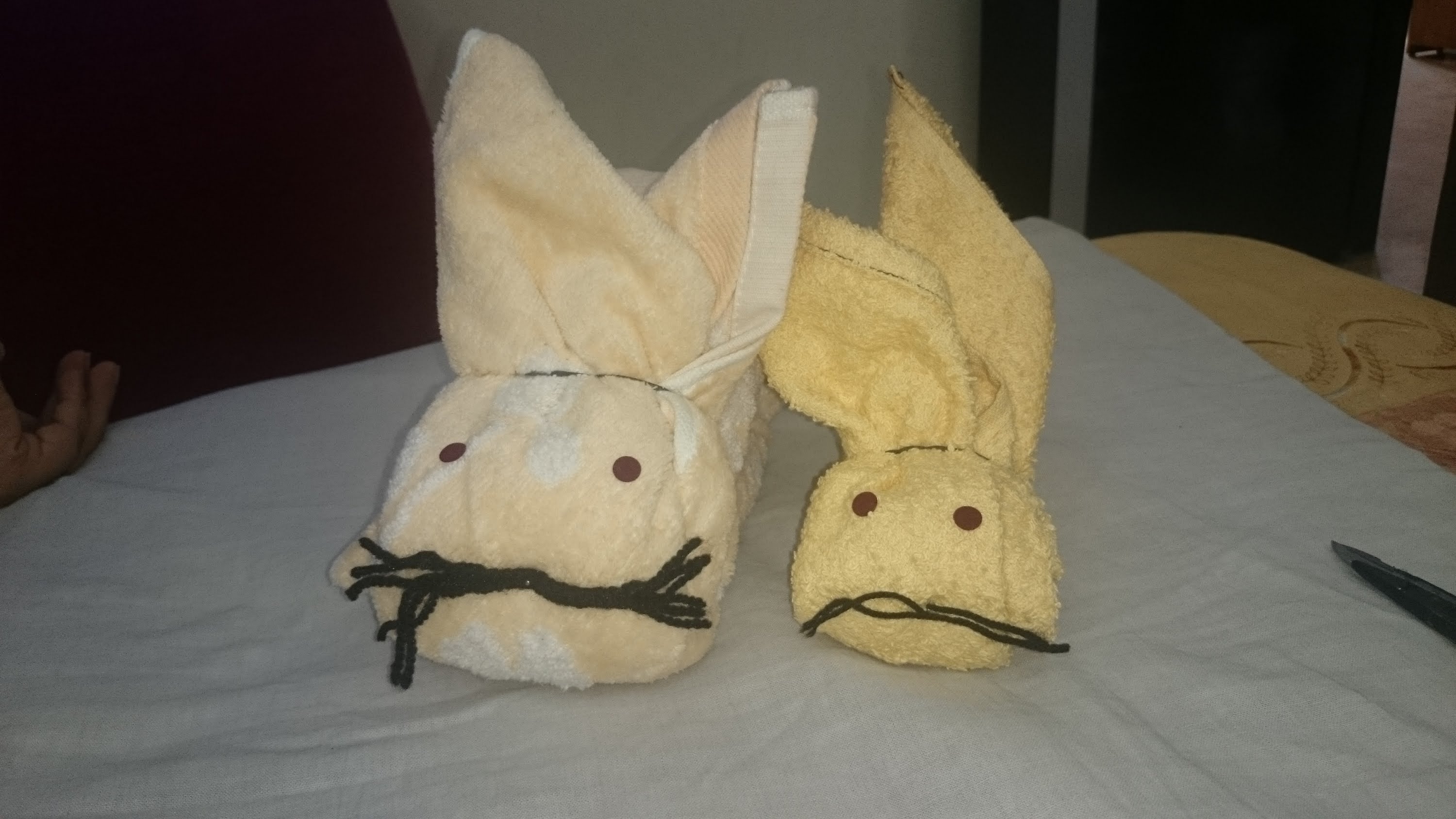 Decorate your house with a Towel Rabbit | Towel Art Rabbit | Towel ...