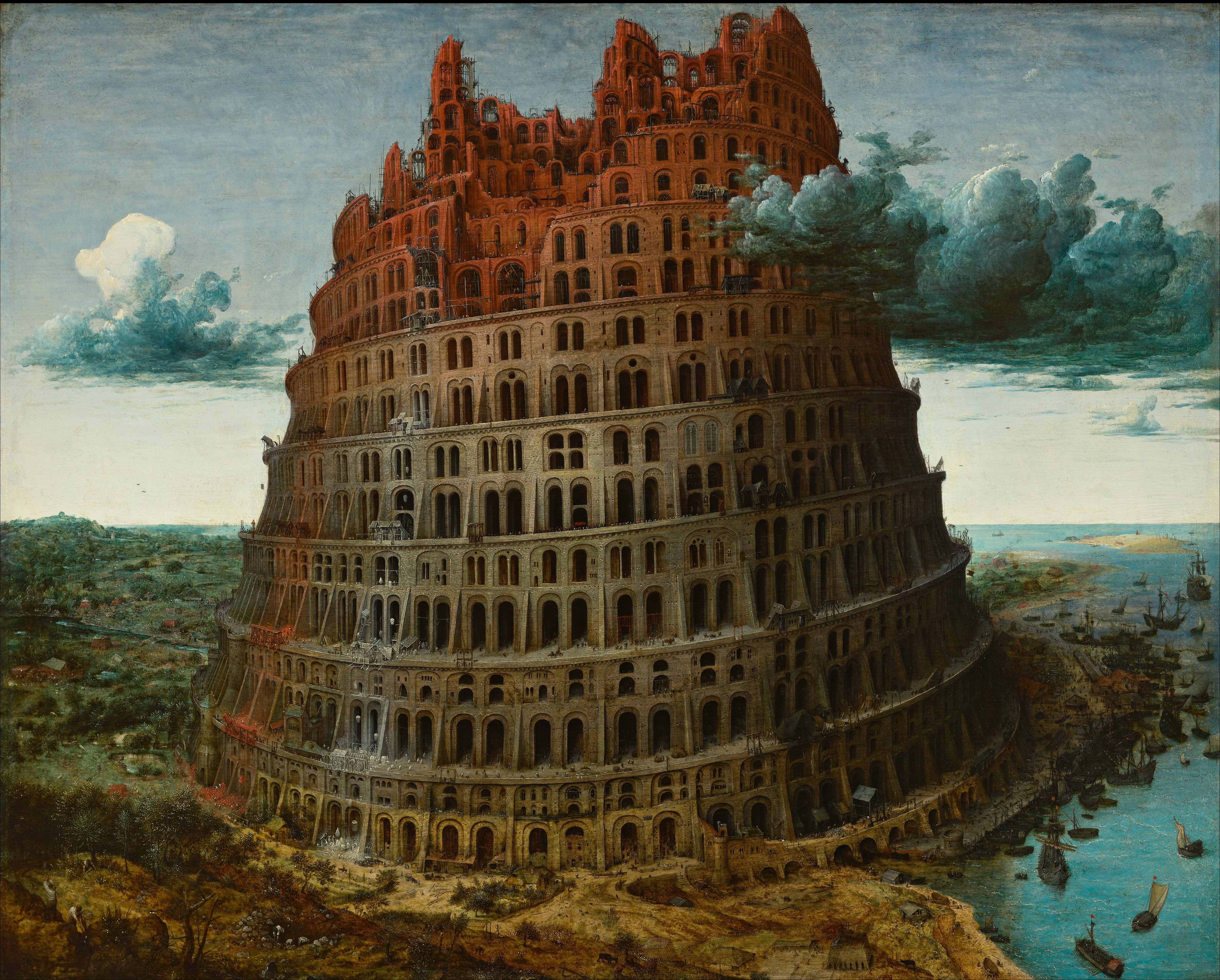 File:Pieter Bruegel the Elder - The Tower of Babel (Rotterdam ...