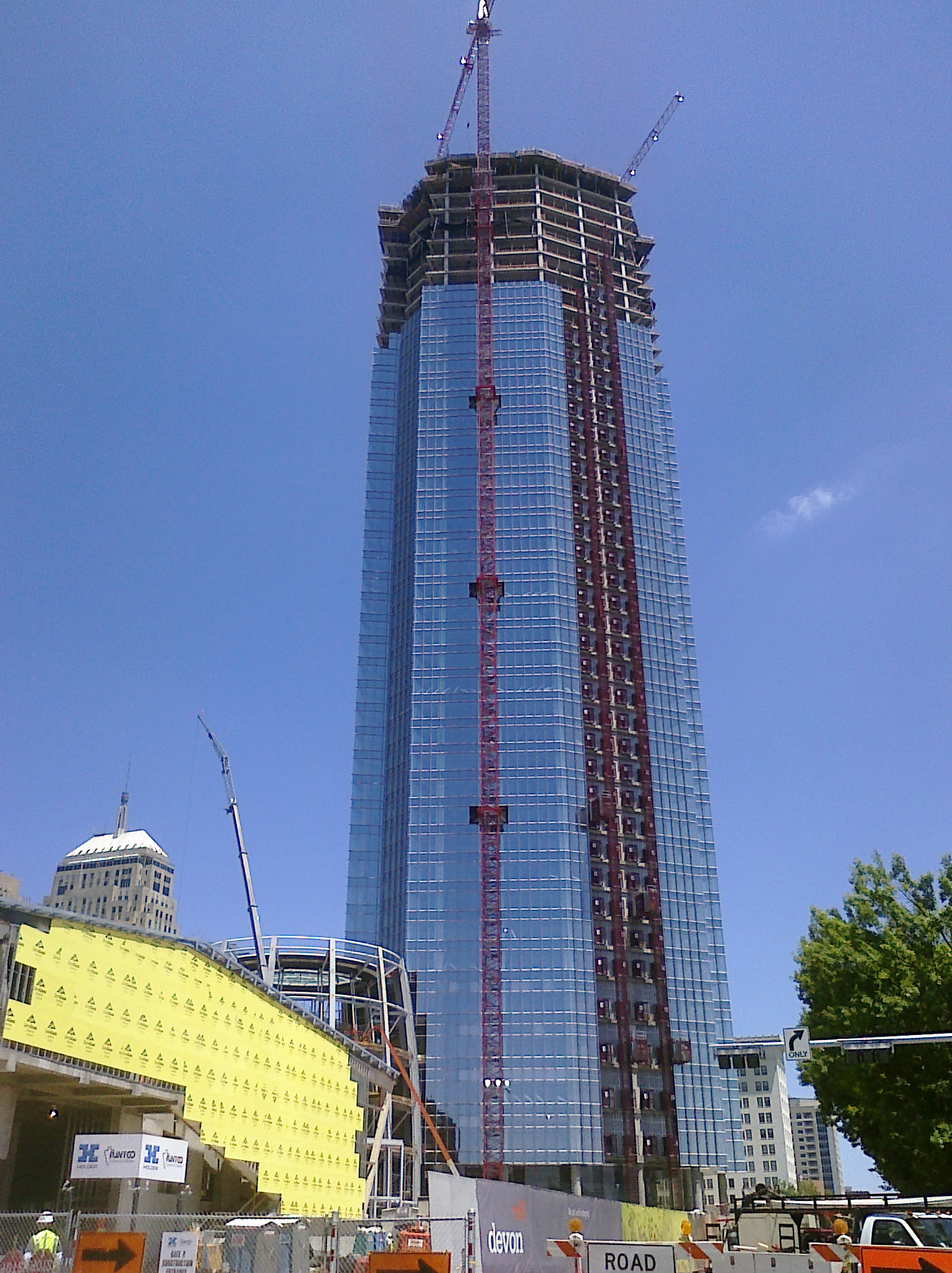 Tower under construction photo