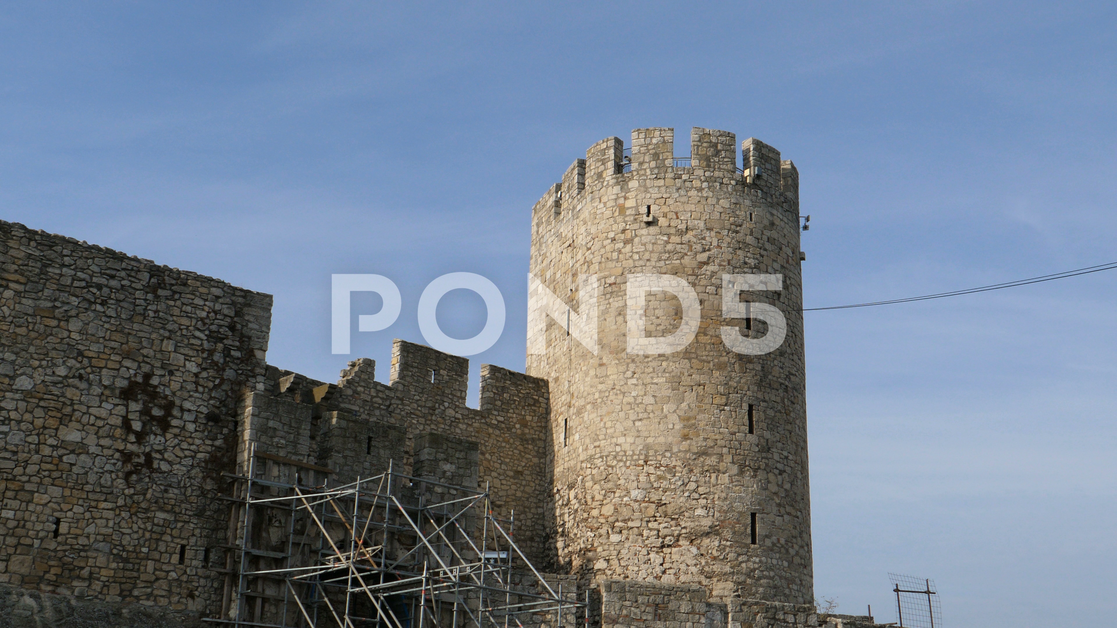 Despot's Gate in the walls of Belgrade Fortress Kalemegdan close to ...