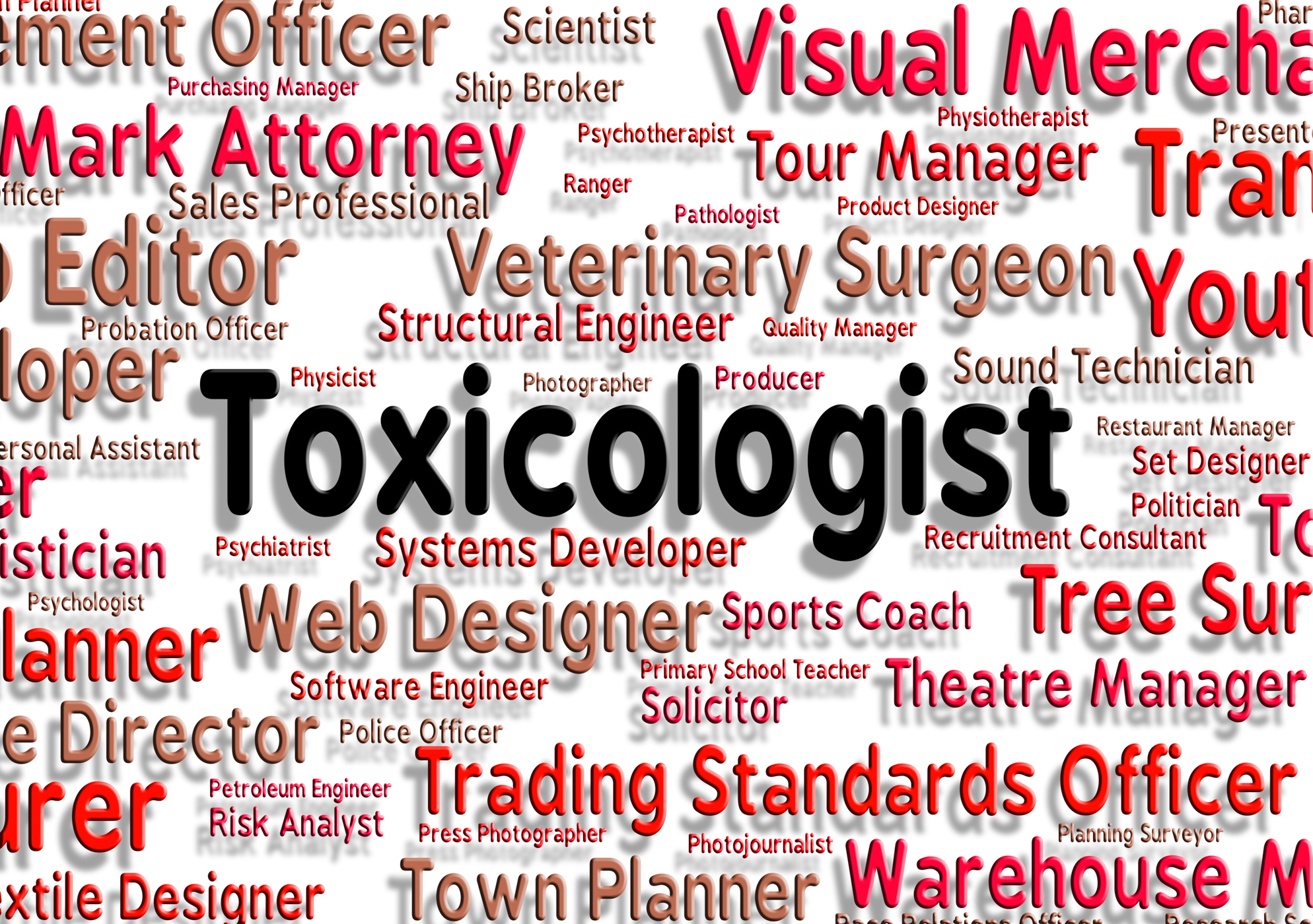Toxicologist job represents hiring text and employment photo