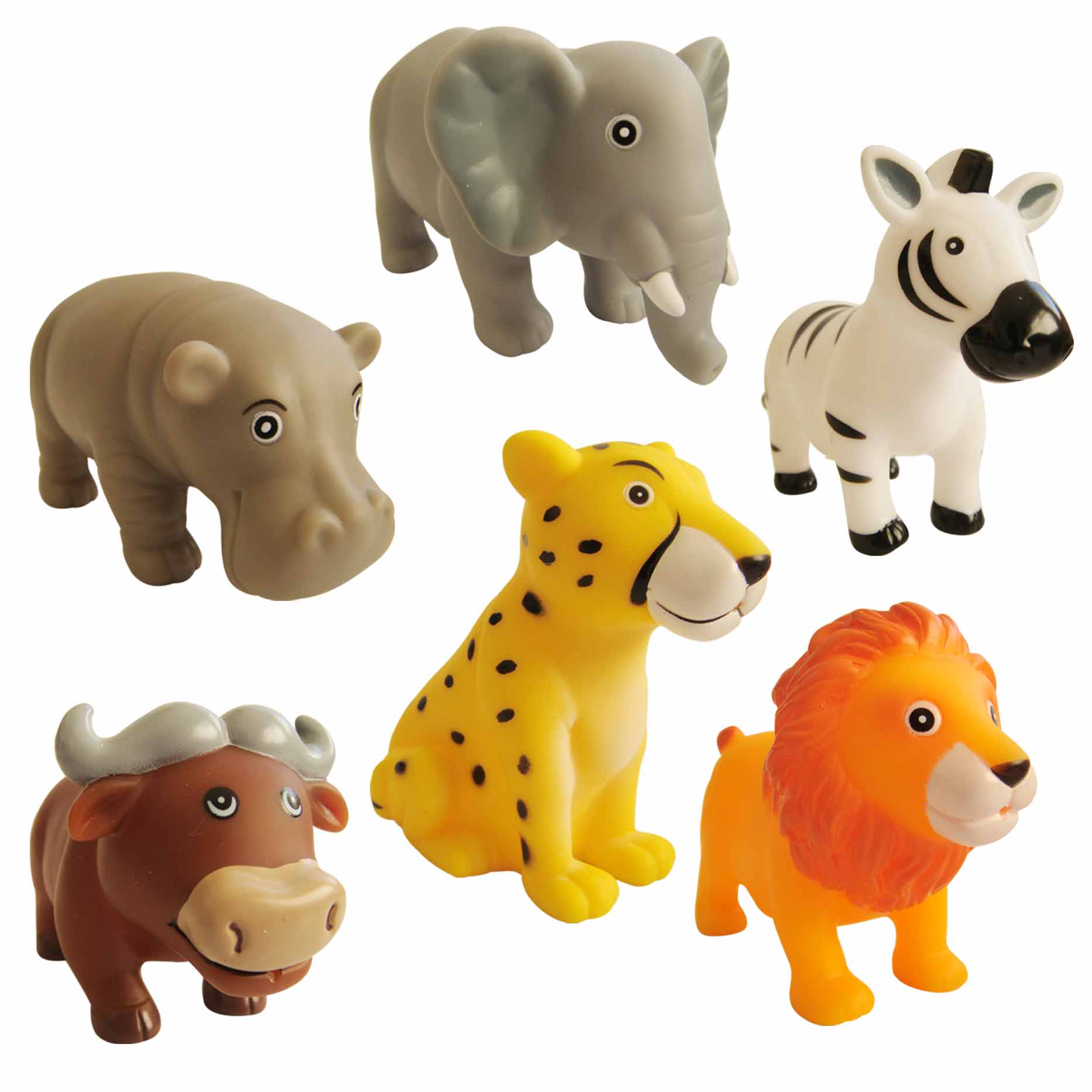 KuKu Bath Toy Set - Jungle Animals