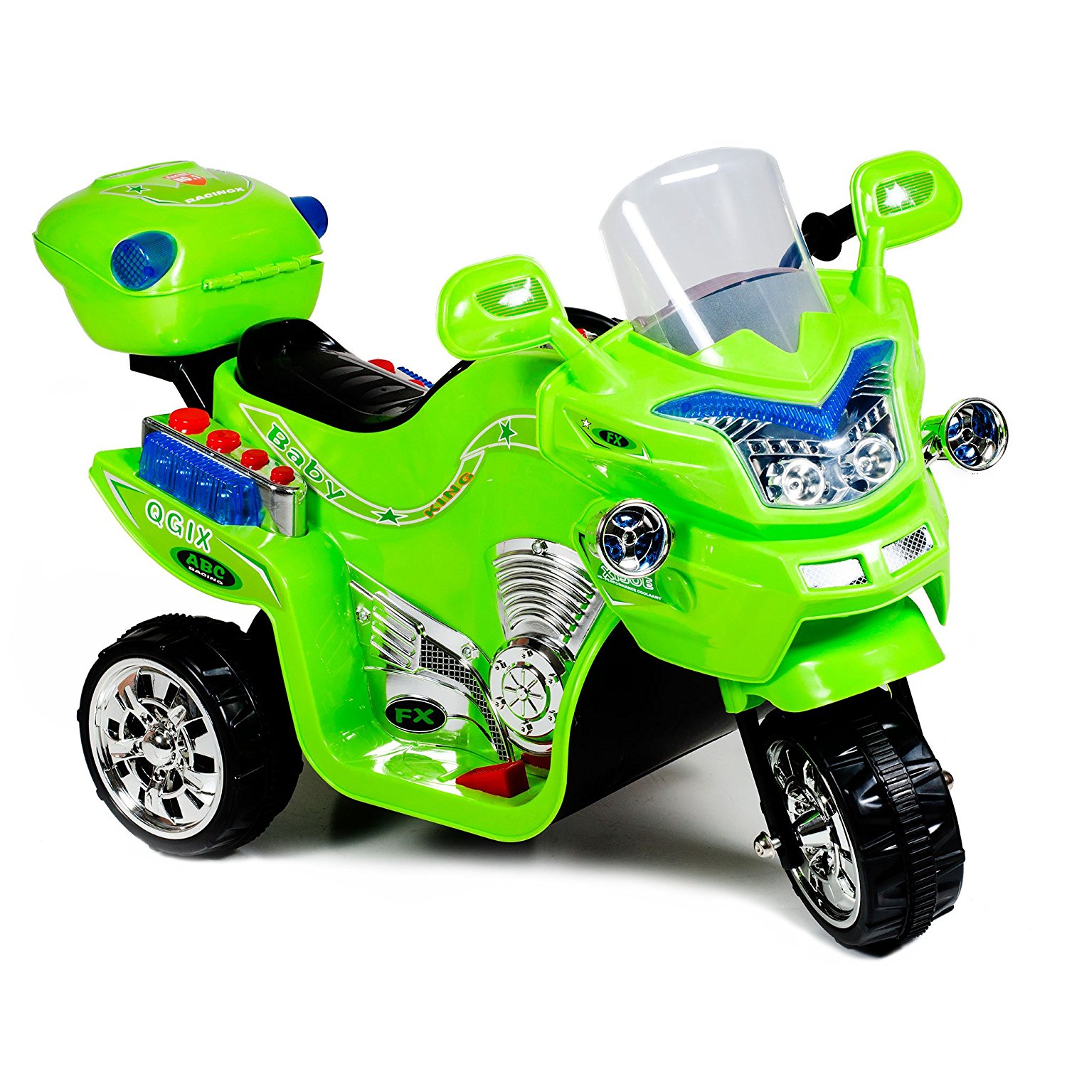 Amazon.com: Ride on Toy, 3 Wheel Motorcycle for Kids, Battery ...