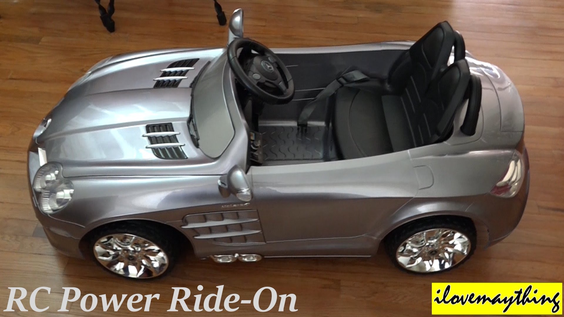 RC Toy Car Power Ride-On Mercedes-Benz Mclaren Unboxing & Assembling ...