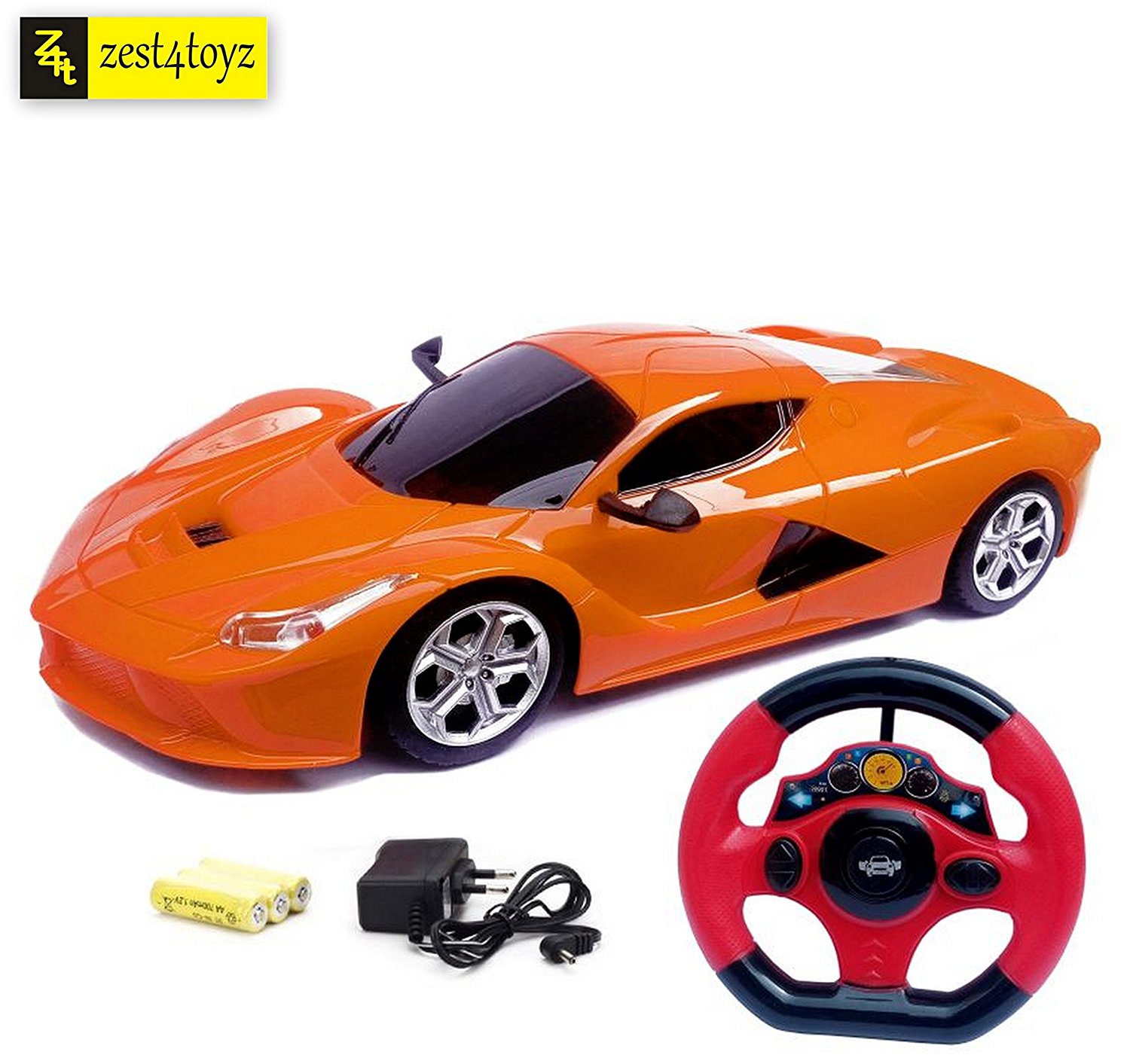 Zest 4 Toyz Assorted Steering Remote Control Racing Toy Car, Multi ...