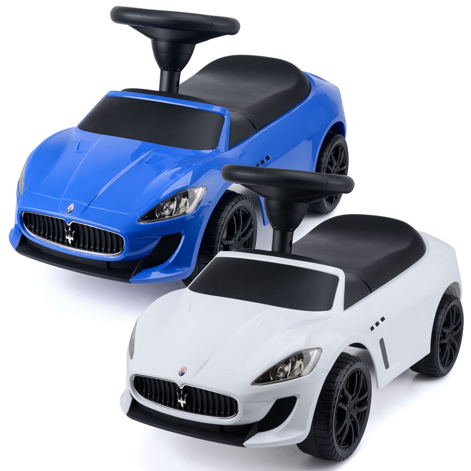 Licensed Maserati Ride-On Toy Car – Blue / White | This Is It Stores UK