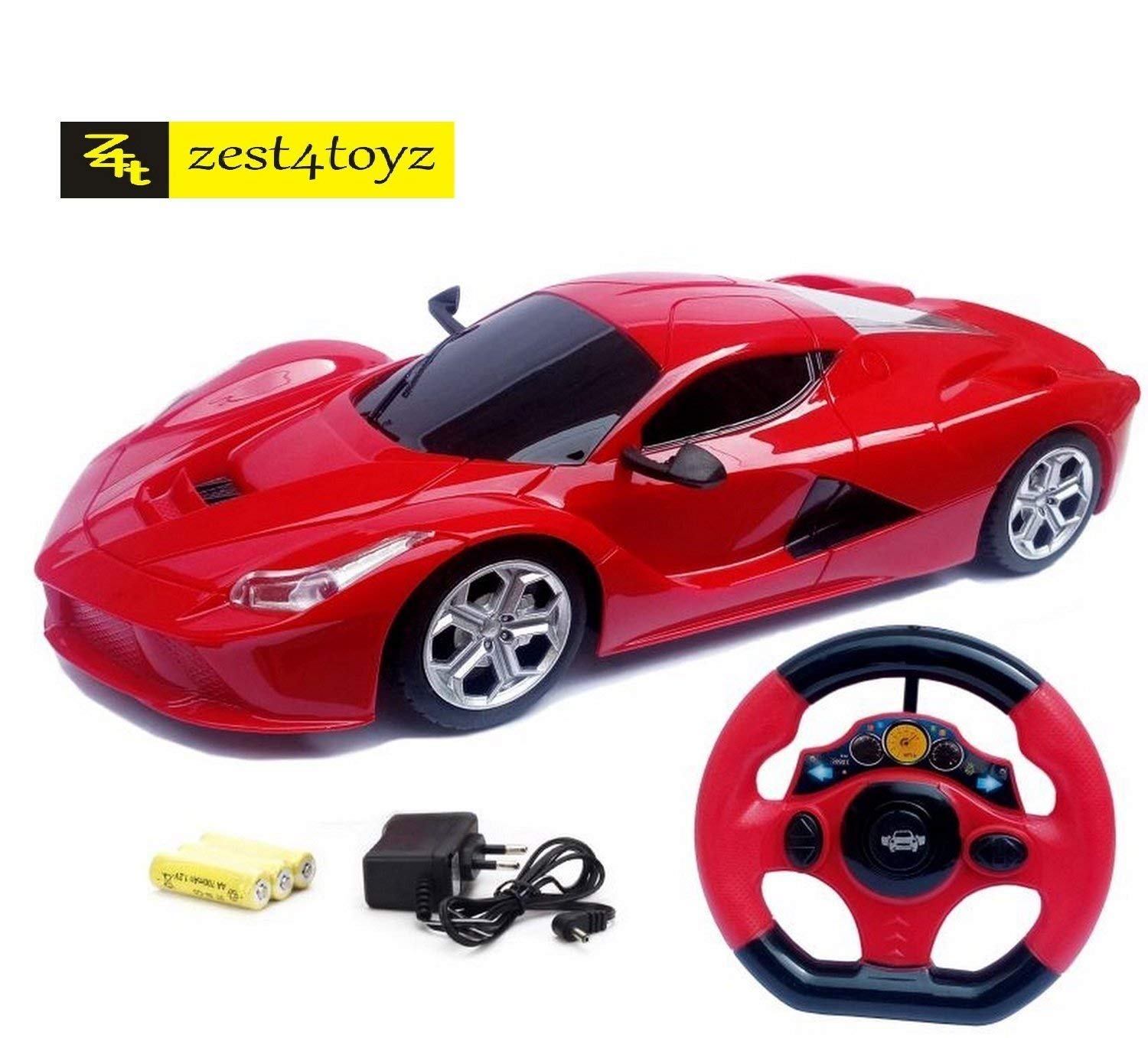 Buy Zest 4 Toyz Steering Remote Control Racing Car, Assorted Design ...