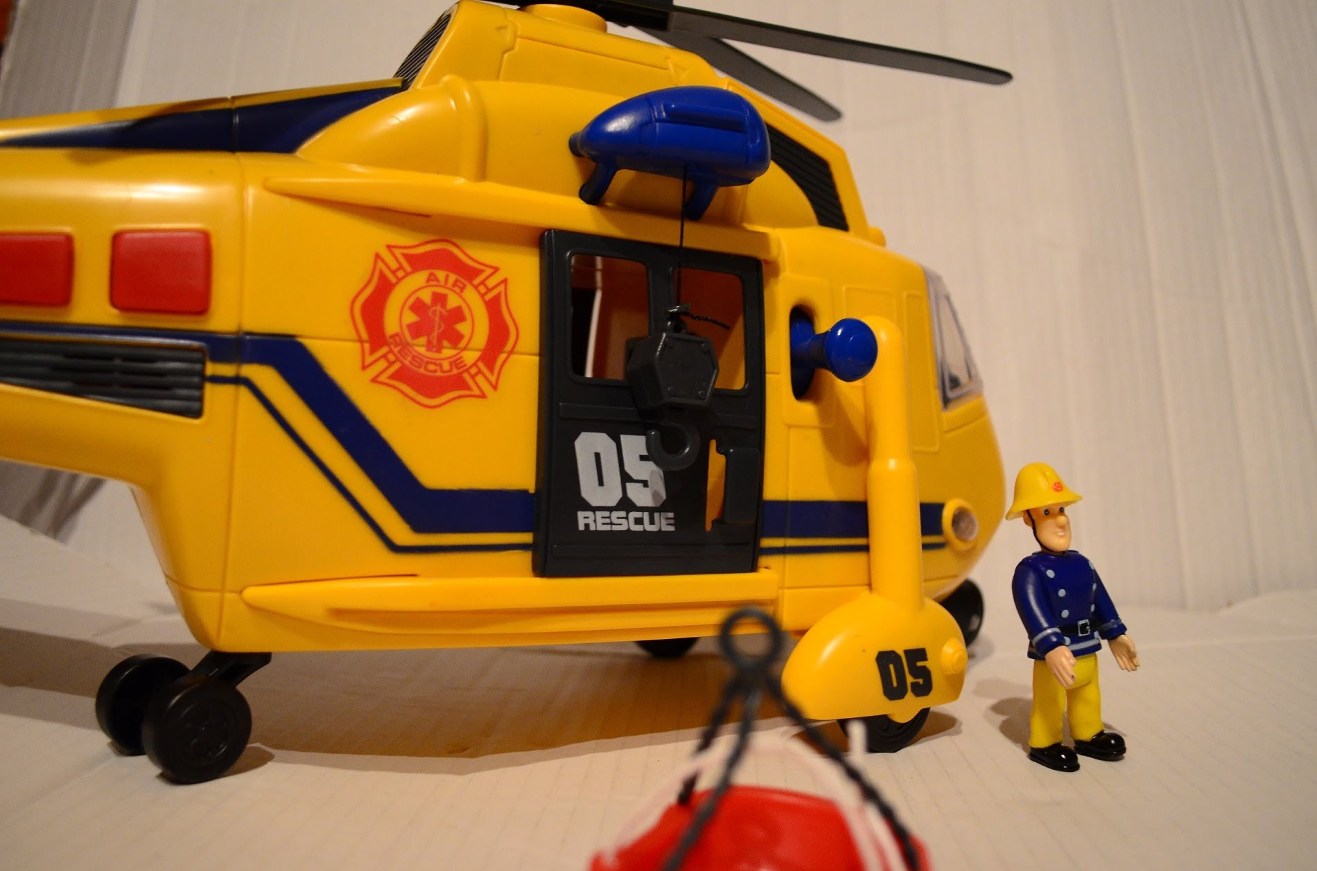 Fireman Sam Rescue helicopter Toy Add on Review - YouTube