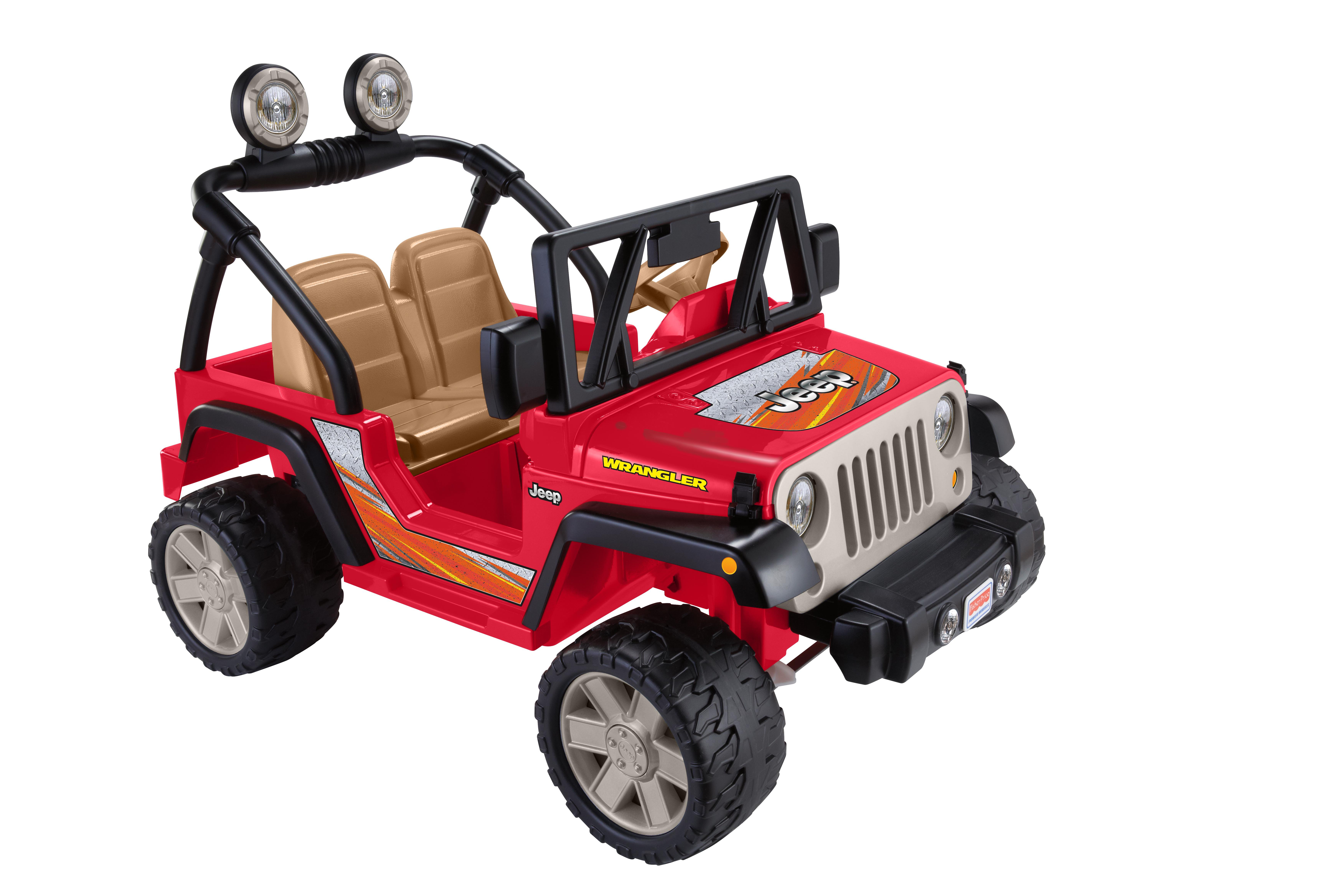 Fisher-Price Power Wheels Jeep Wrangler Battery Powered Riding Toy ...