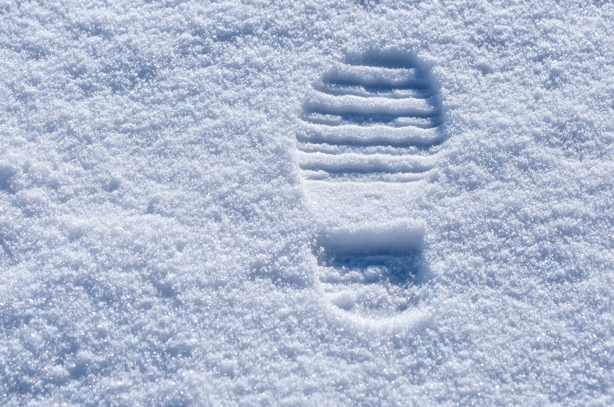 Trace, Foot, Footstep, Ice, Mark, HQ Photo