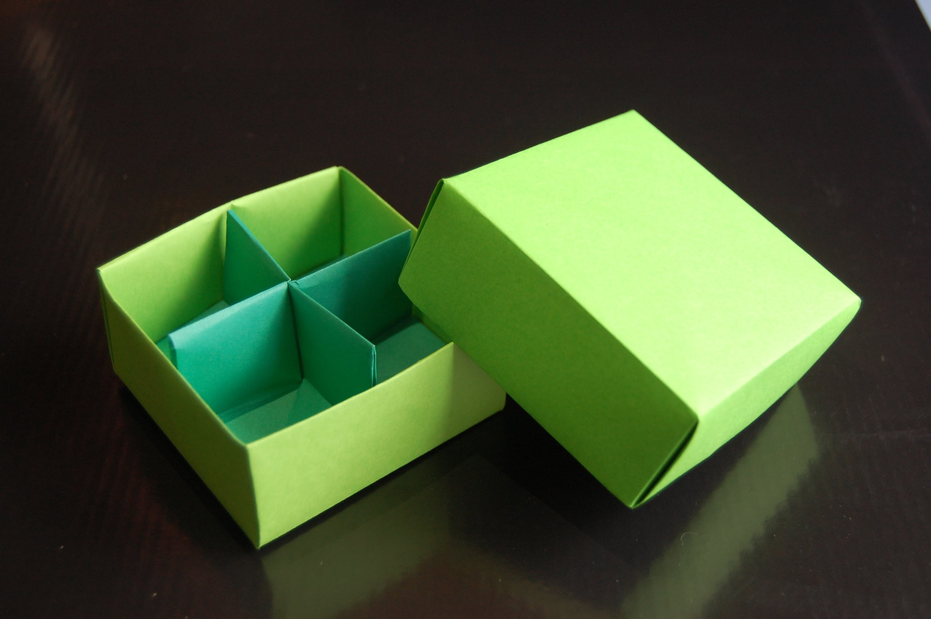 Origami Box (Traditional / Box Divider - Paolo Bascetta) - YouTube