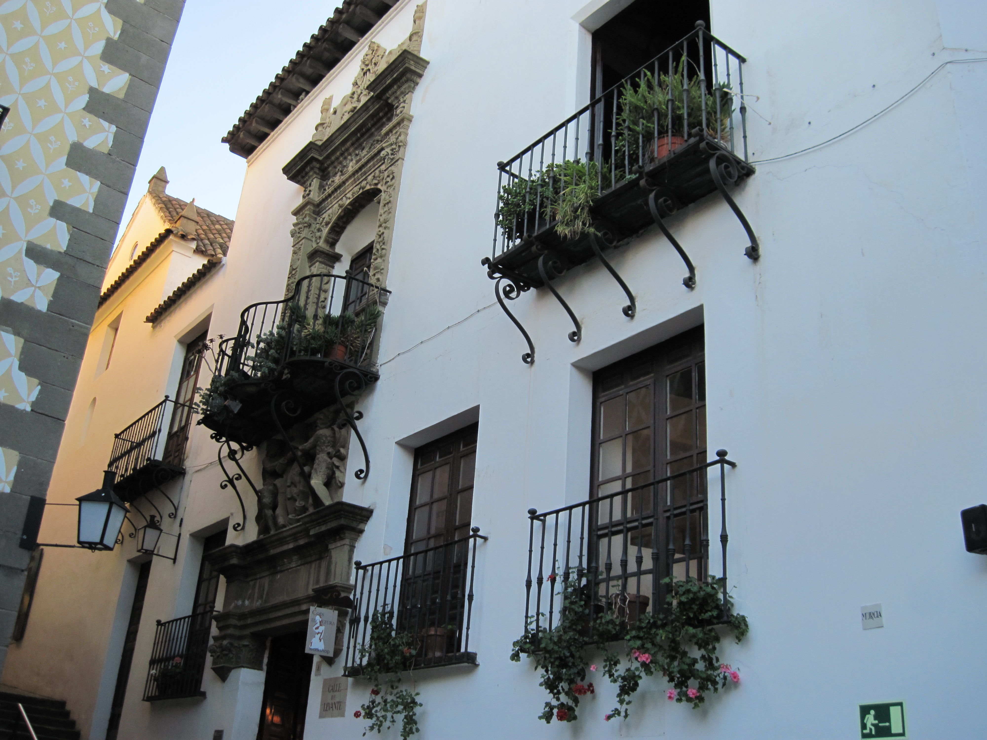 Traditional spanish building photo