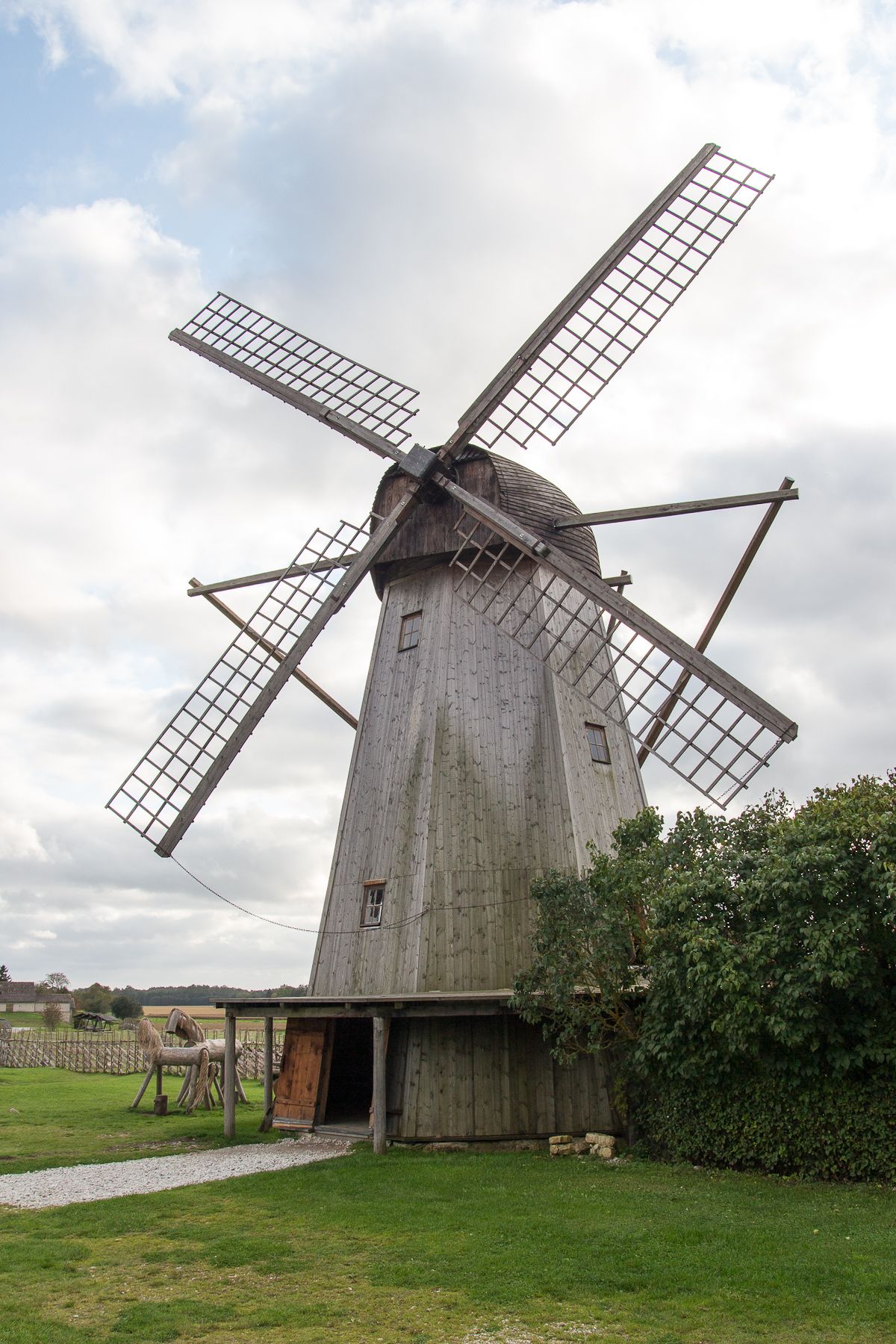 Traditional windmill, tallin photo