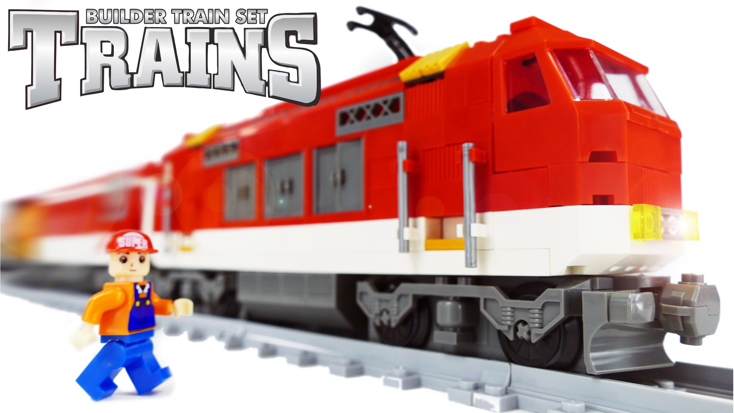 Trains Ausini 25807 Red Train - YouTube