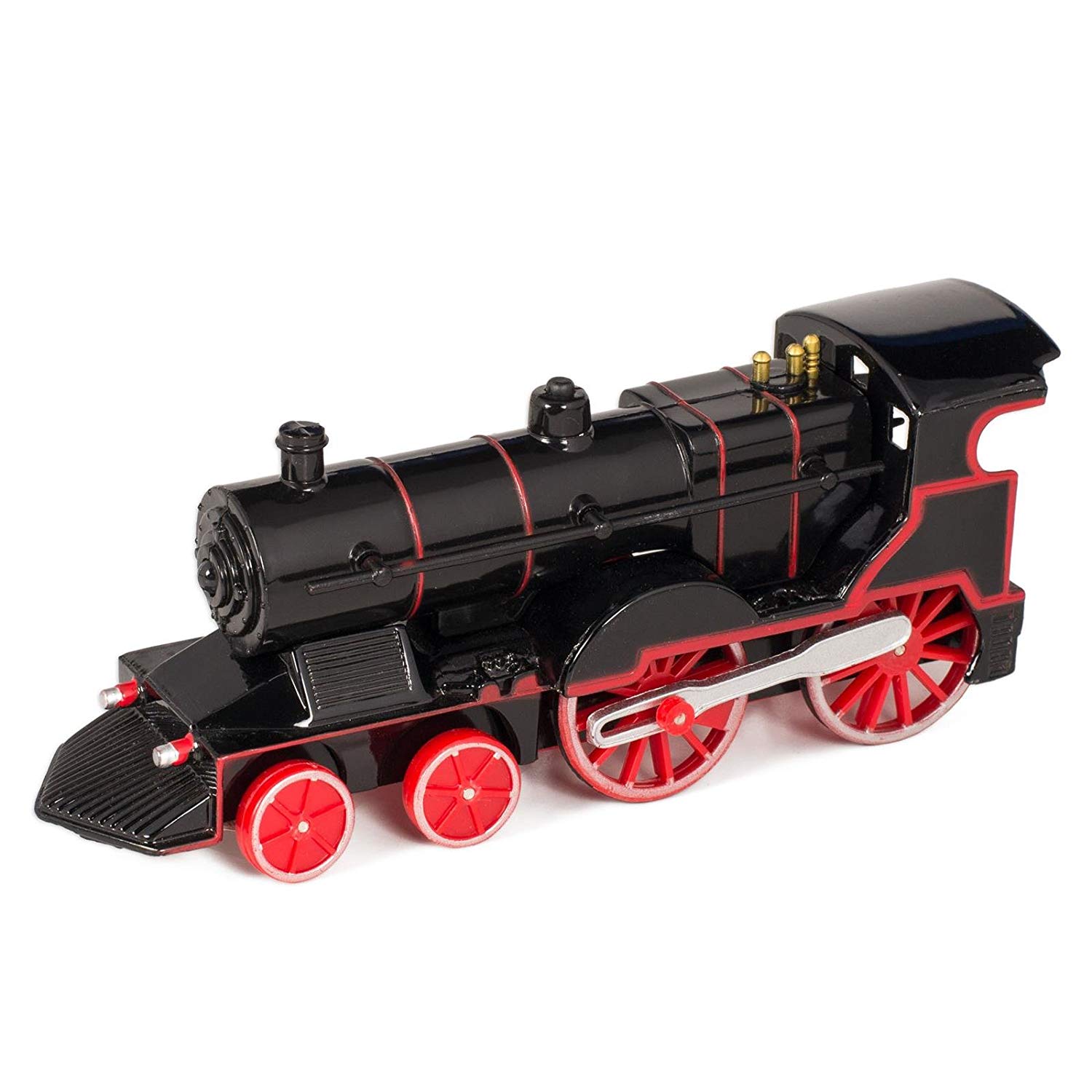 Amazon.com: Black Cast Metal Classic Train Toy with Sounds and ...