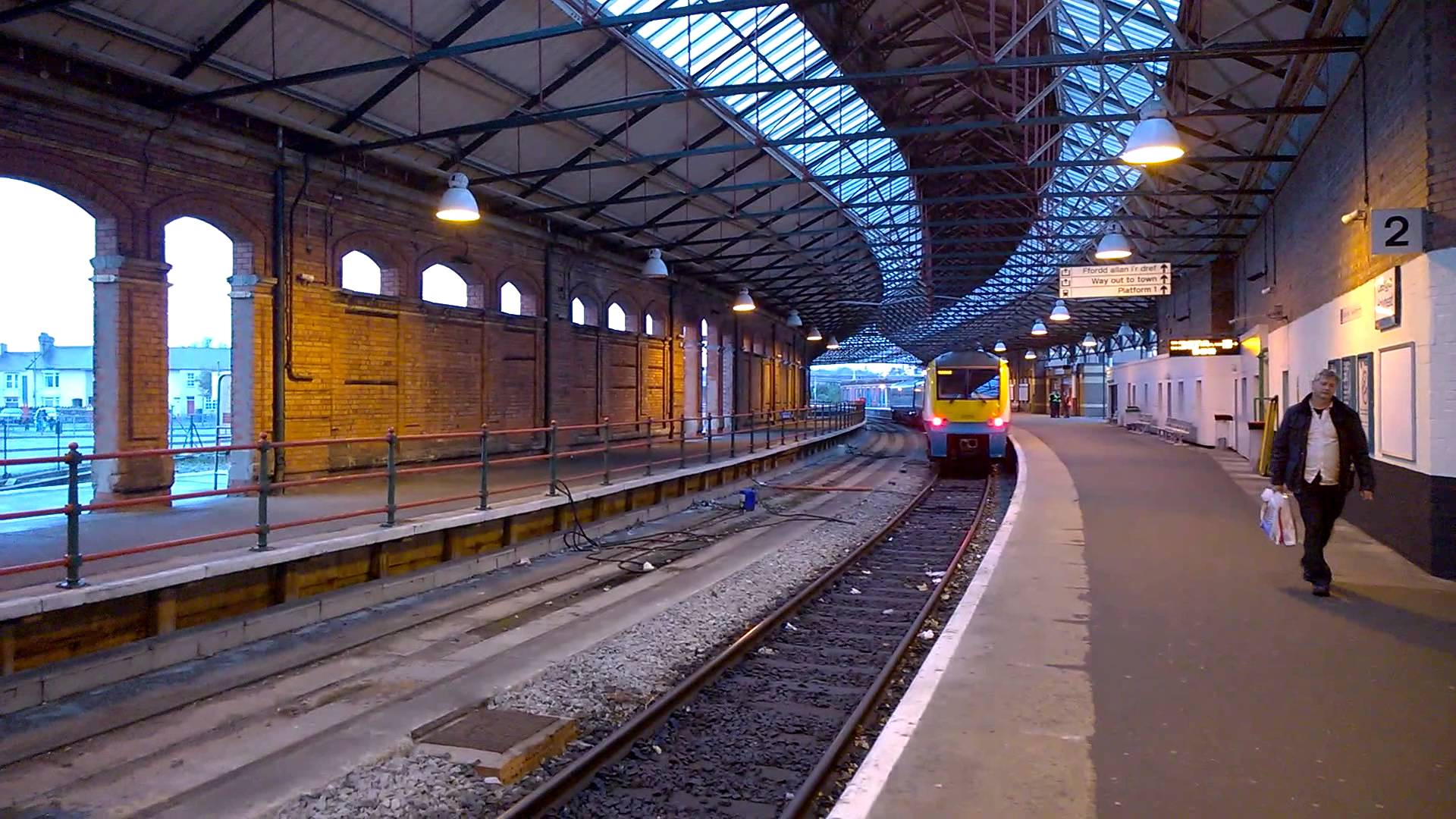 Holyhead (For Dublin Port) Train Station - YouTube