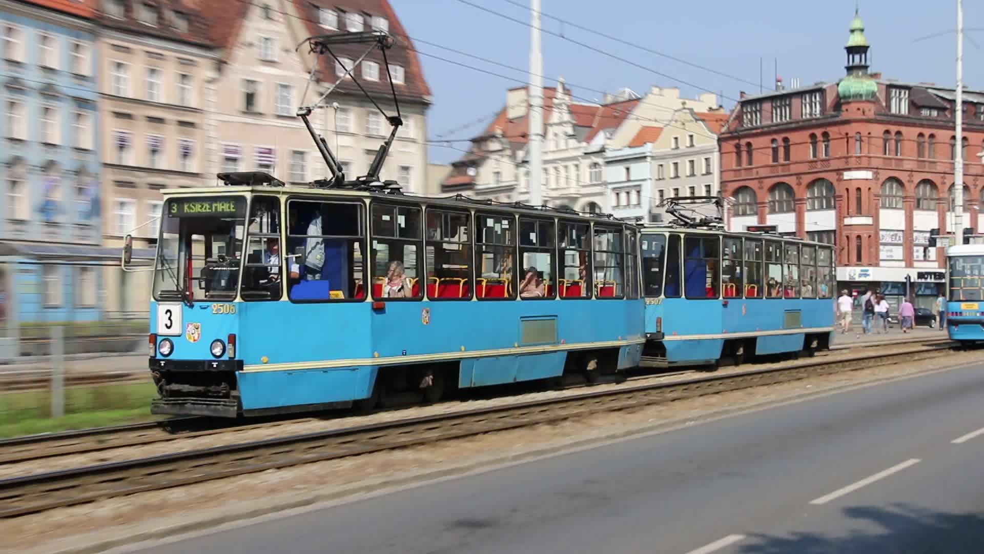 Trams in Wrocław Poland, Part I (Tramwaje we Wrocławiu) - YouTube