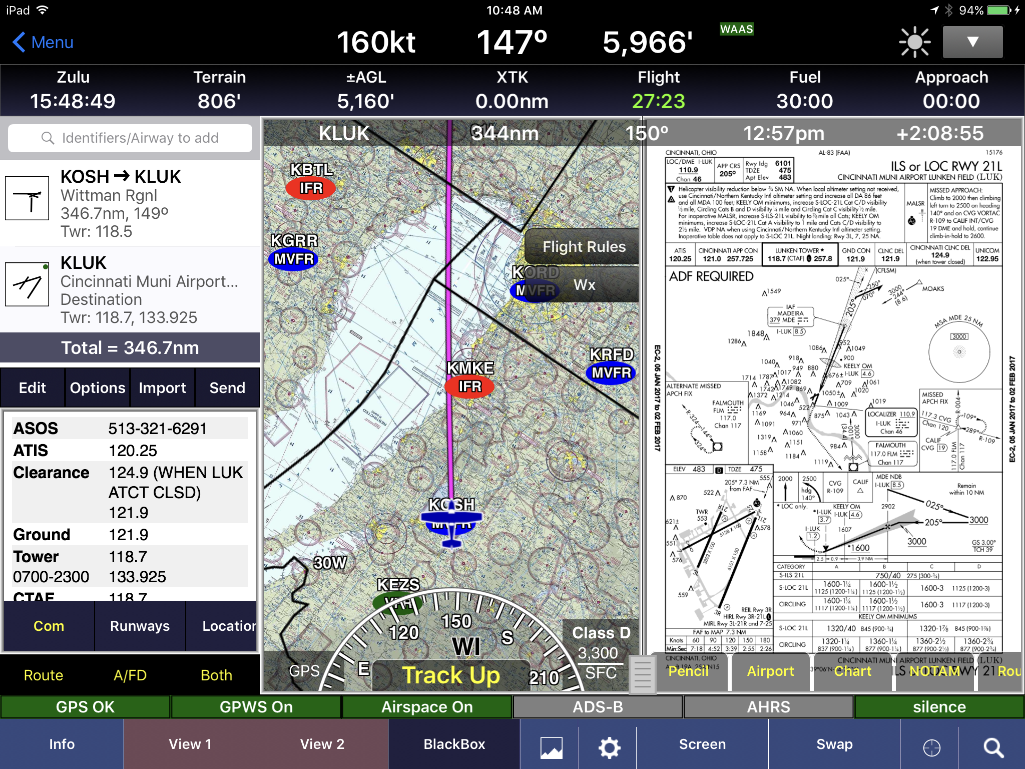 WingX Pro tip: customizing the moving map window layouts - iPad ...
