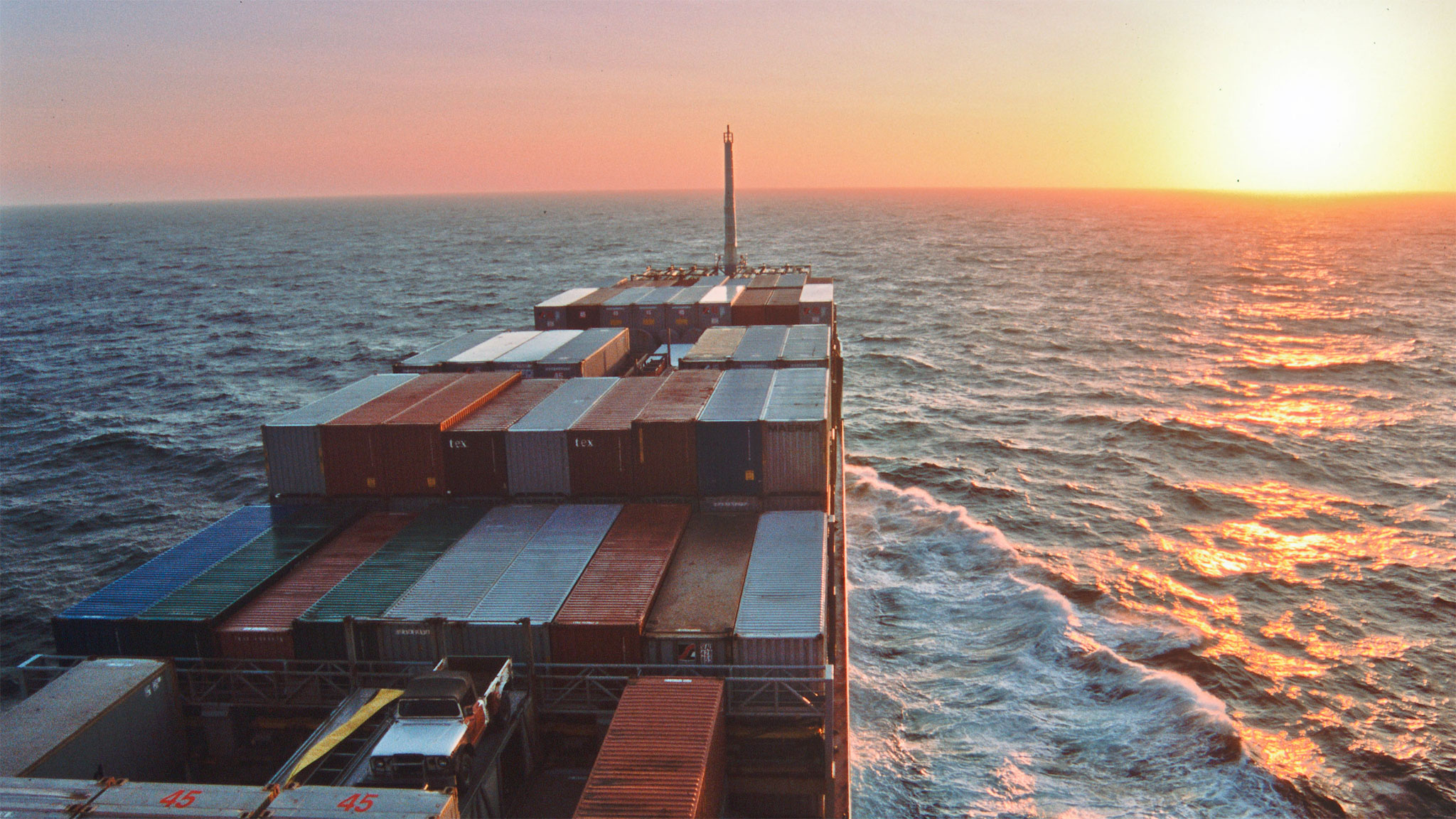 A freight adventure: Sailing the oceans on a container ship ...