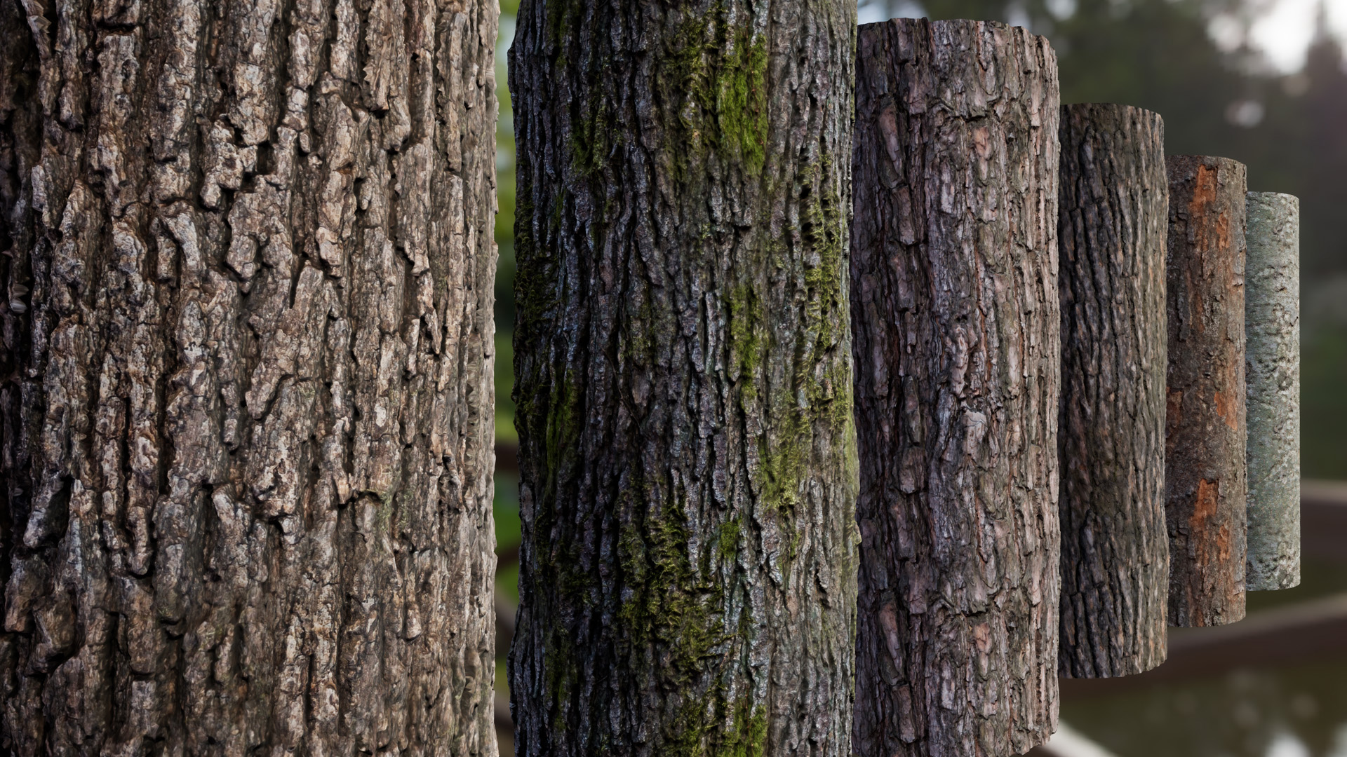 Tree Bark Materials by nabi163 in Materials - UE4 Marketplace