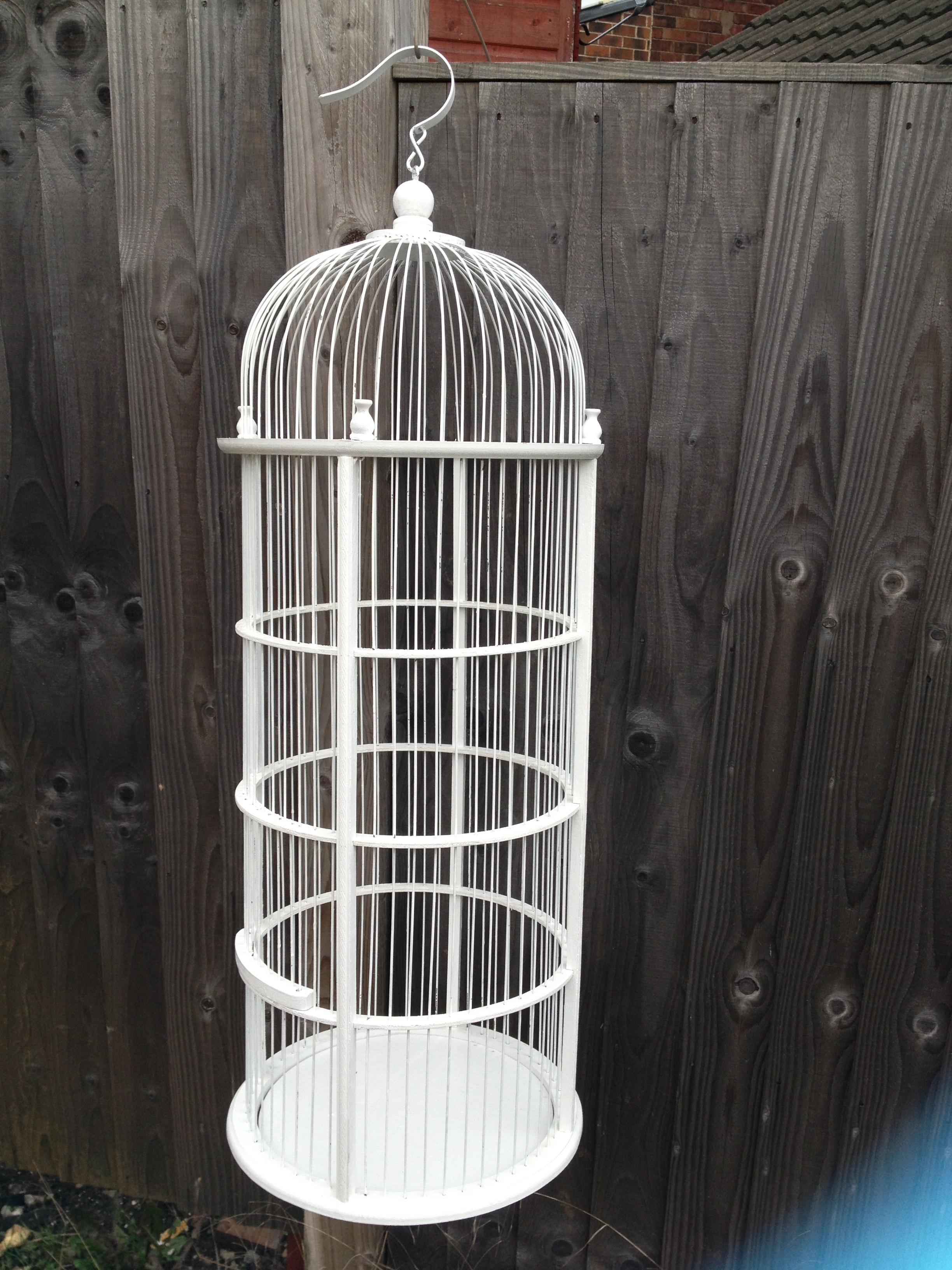 Wedding Birdcage Decorative Bird Cage Antique White Cages Fall Door ...