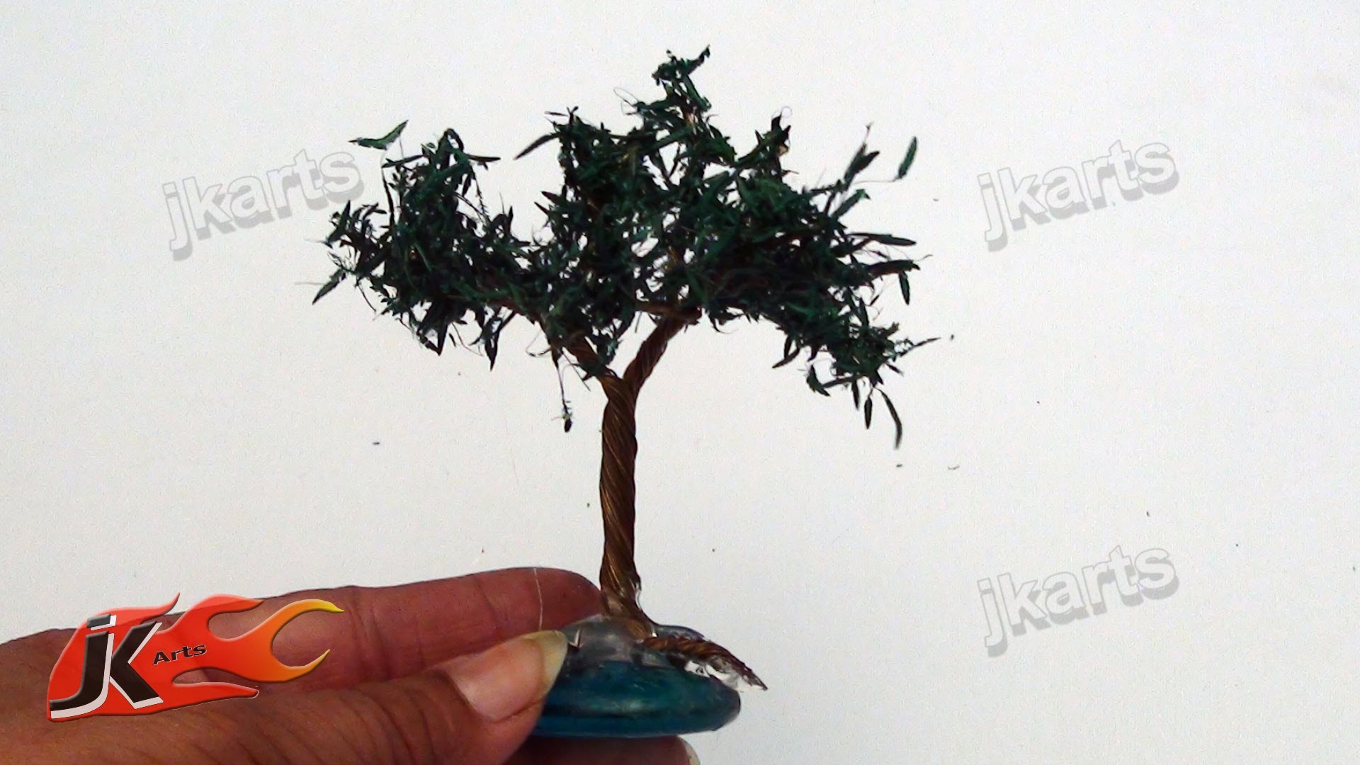 Miniature wire tree | DIY How to make | JK Arts 107 - YouTube