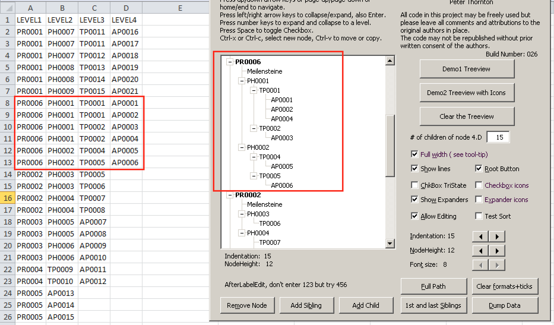 vba - Populate treeview control with hierarchical data from Excel ...