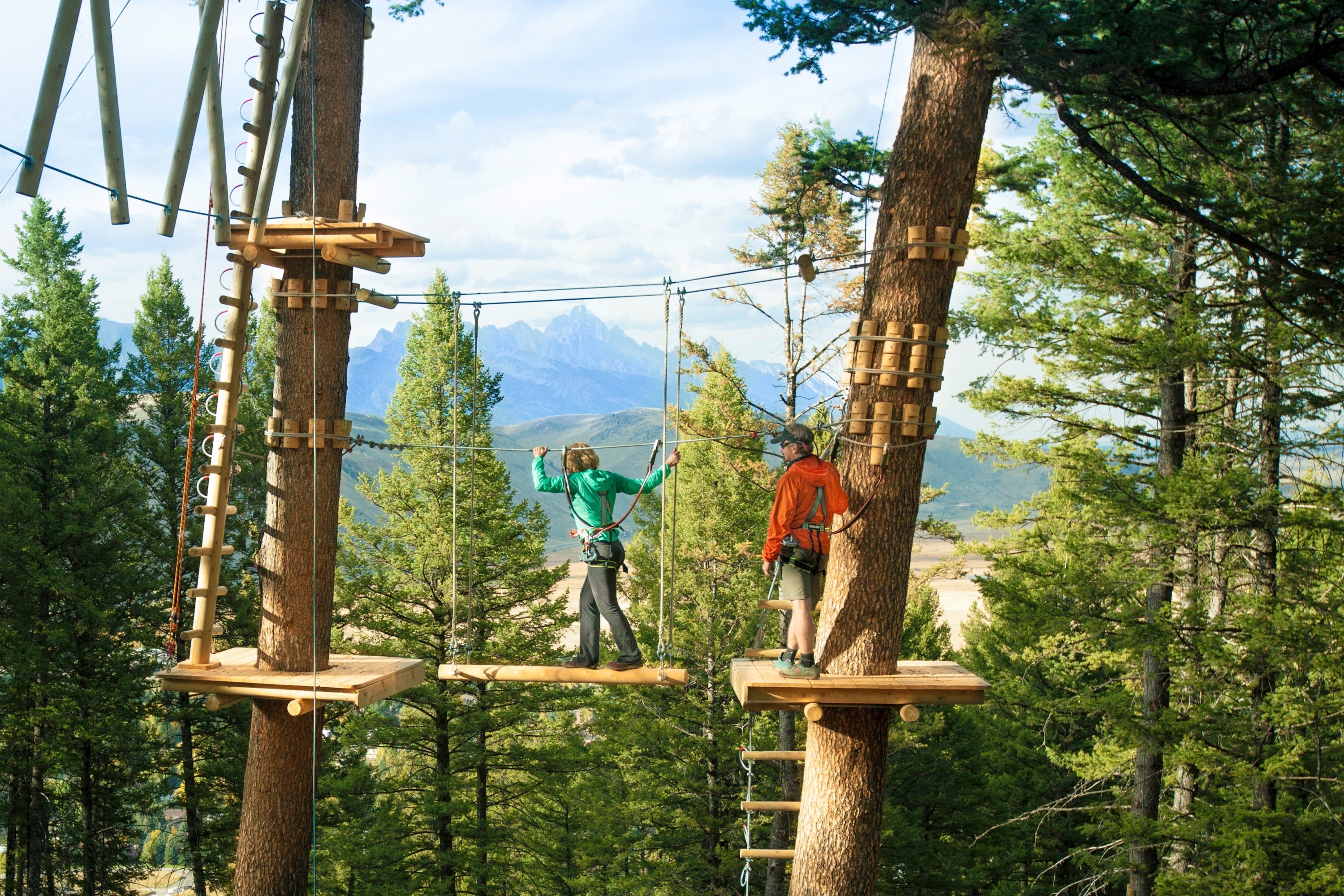 Jackson Hole Zip Line & Ropes Course | Snow King Mountain