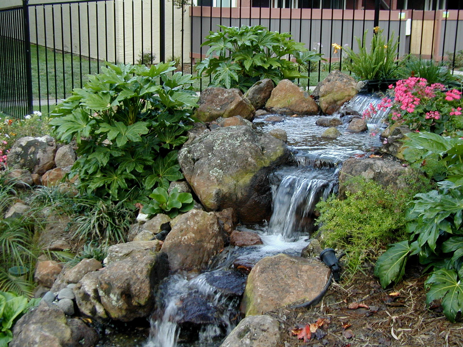 Tremendous Landscape Water Fountains Fall Feature Designs OLYMPUS ...