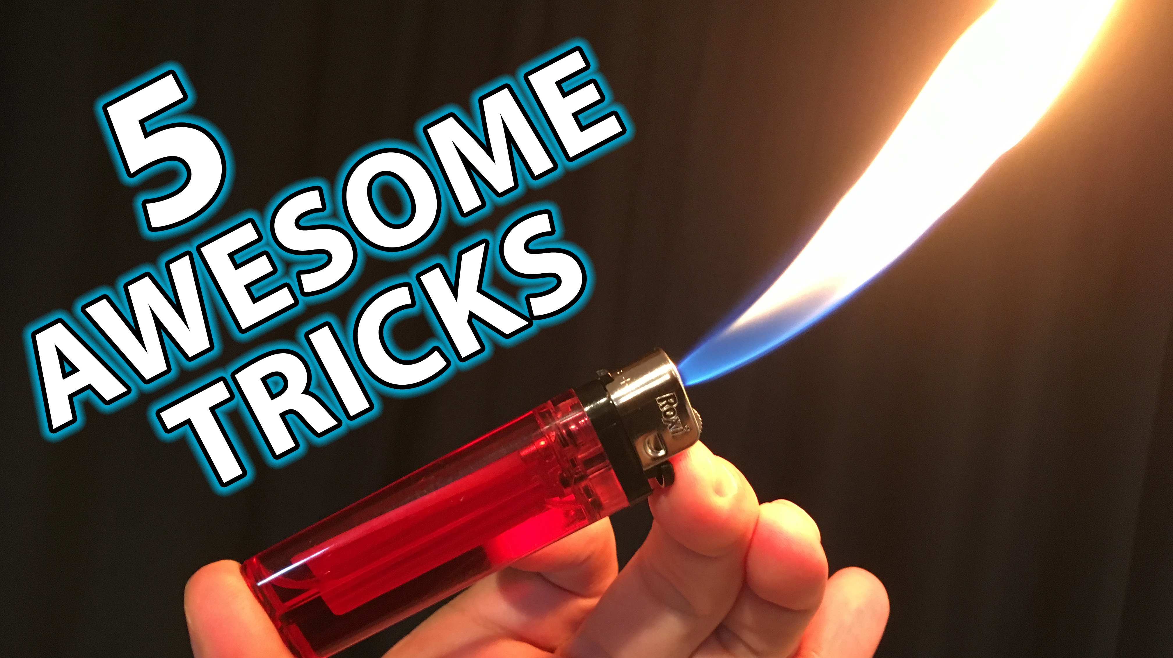 5 Awesome Magic Tricks Hacks with Lighters - YouTube