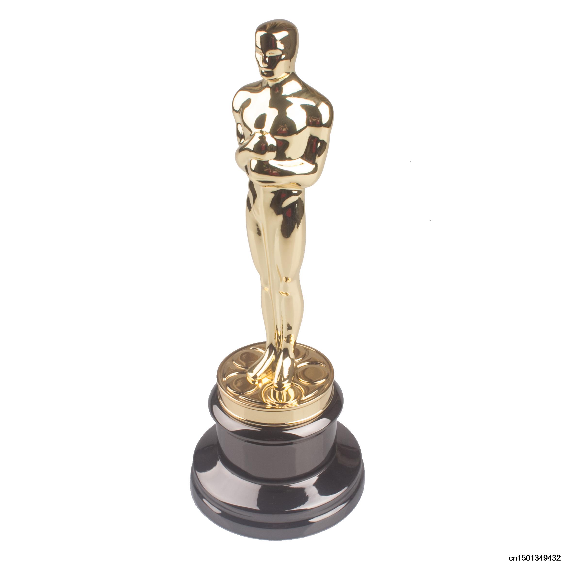 34.3cm Oscar Awards Trophy Replica Academy Award Oscar Statue Gold ...