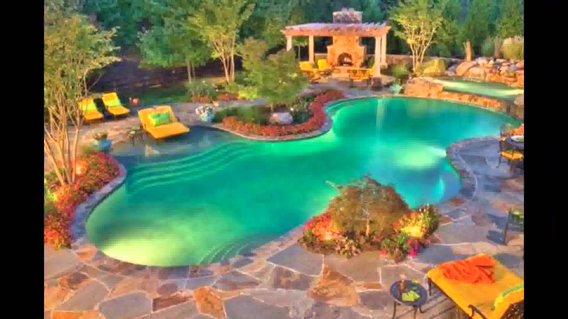 Tropical swimming pool photo
