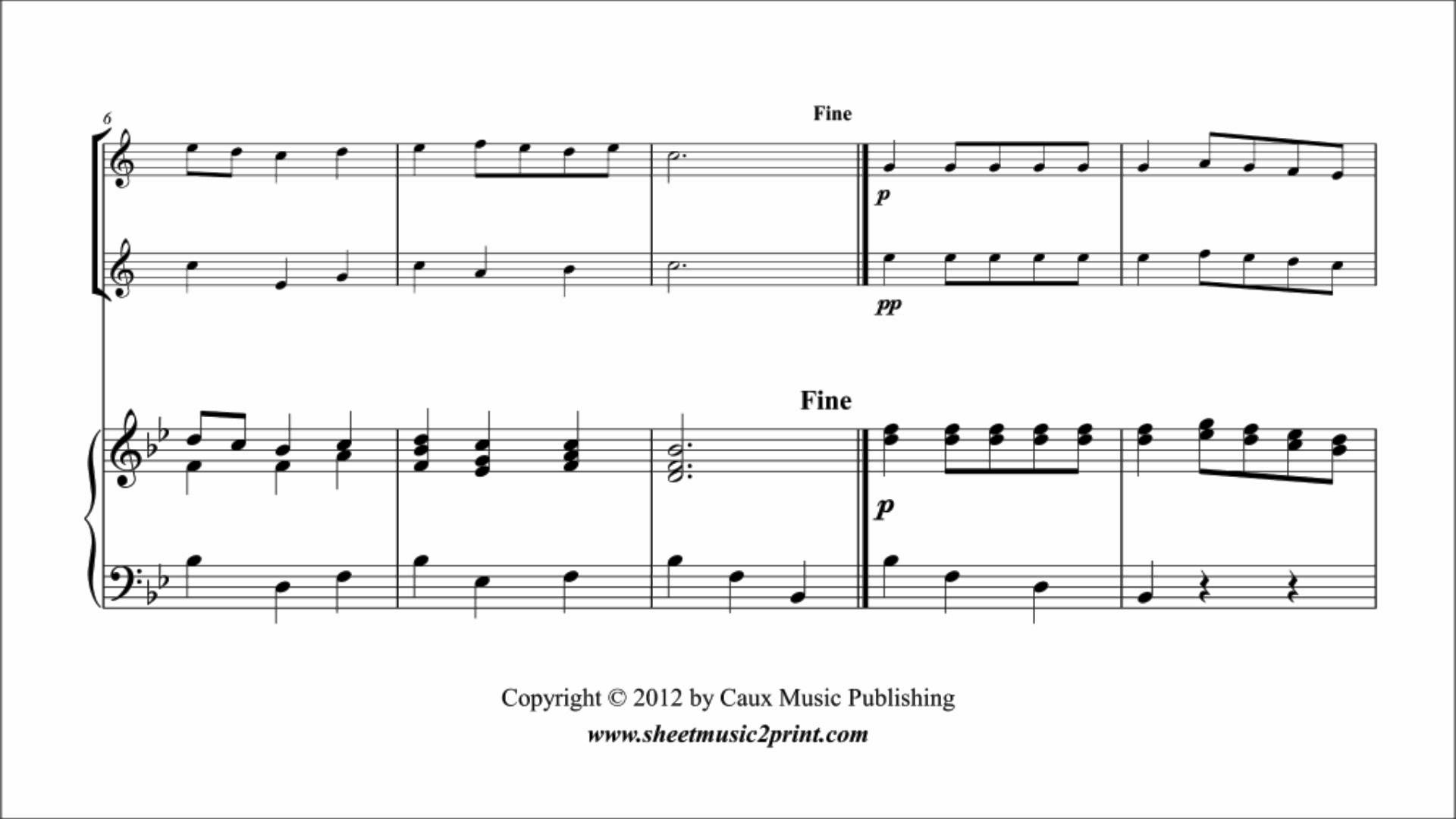Duncombe : Trumpet Tune - Fanfare Minuet - Trumpet Duet - YouTube