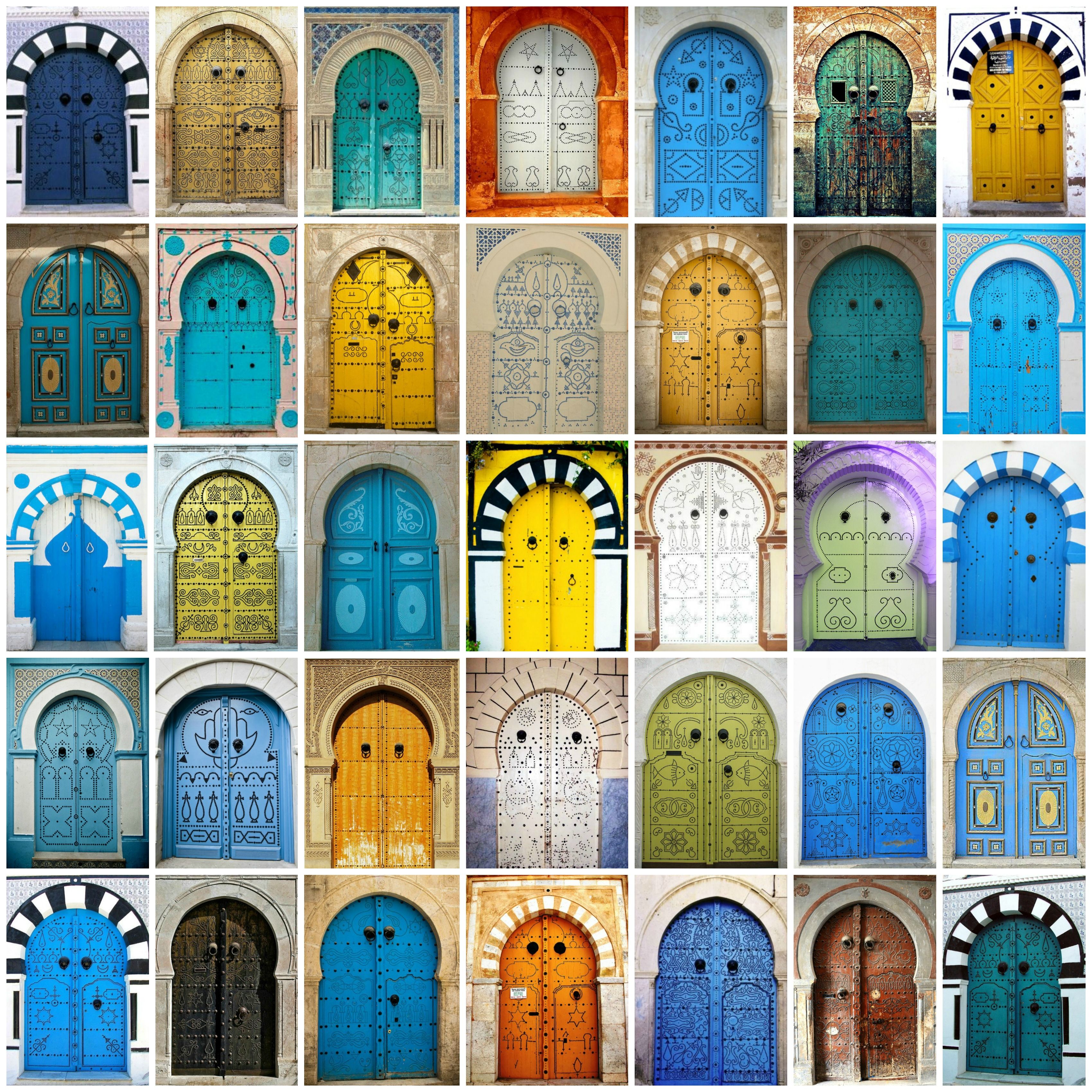Tunisia Tunisie #Doors | Tunisian Doors | Pinterest