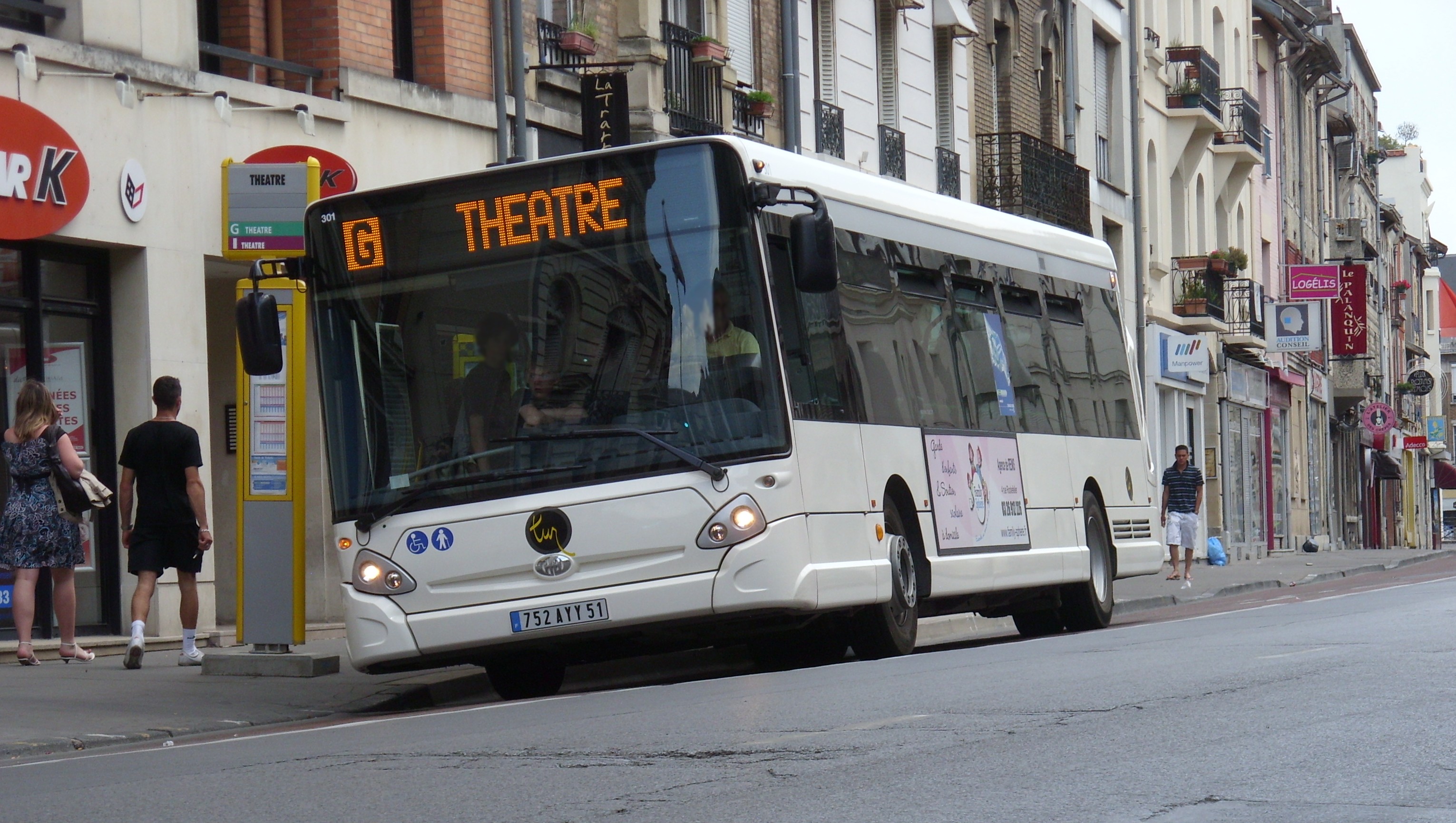 Tur - heuliez bus gx 327 n°301 - ligne g photo
