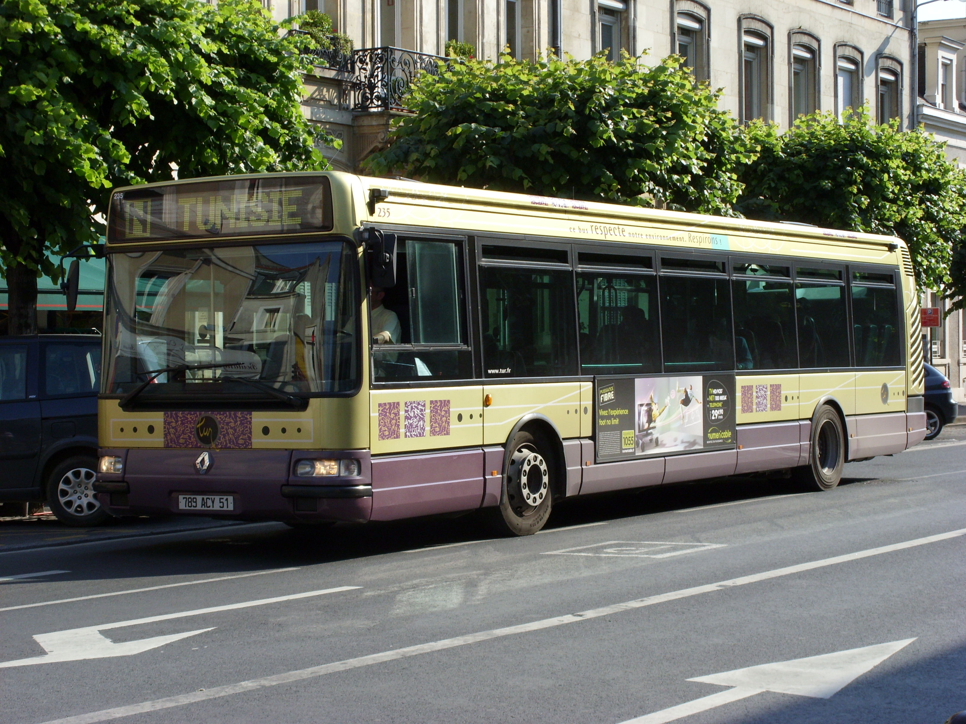 Tur - irisbus agora s n°235 - ligne n photo