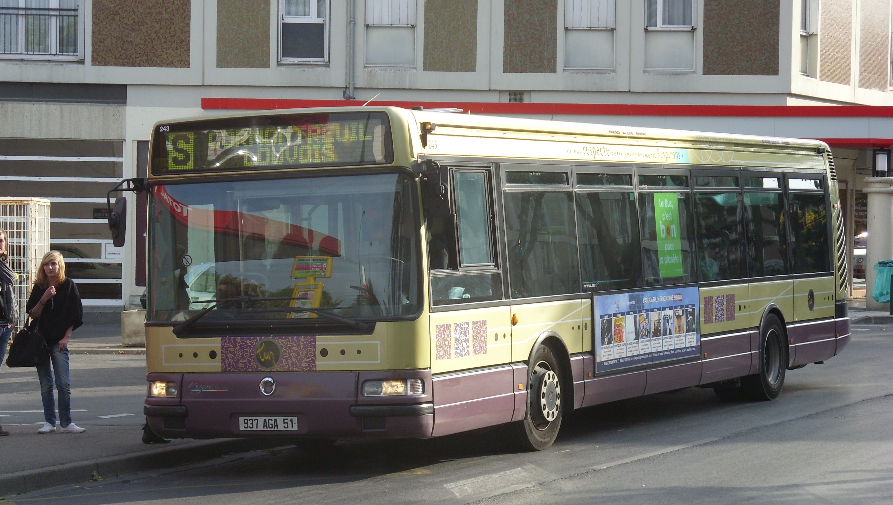 TUR - Irisbus Agora S n°243 - Ligne S, Car, Outdoor, Vehicle, HQ Photo