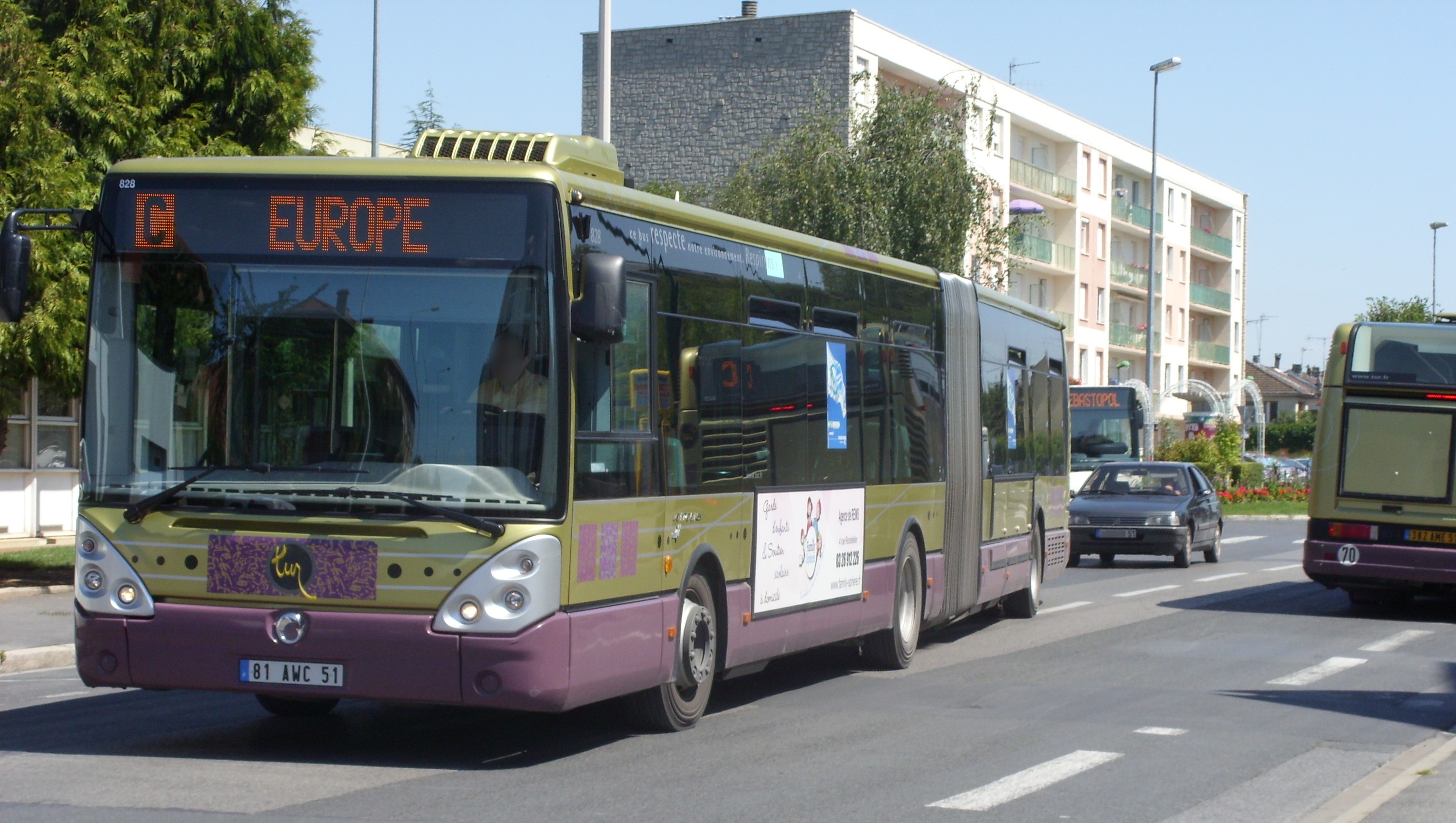Tur - irisbus citelis 18 n°828 - ligne c photo