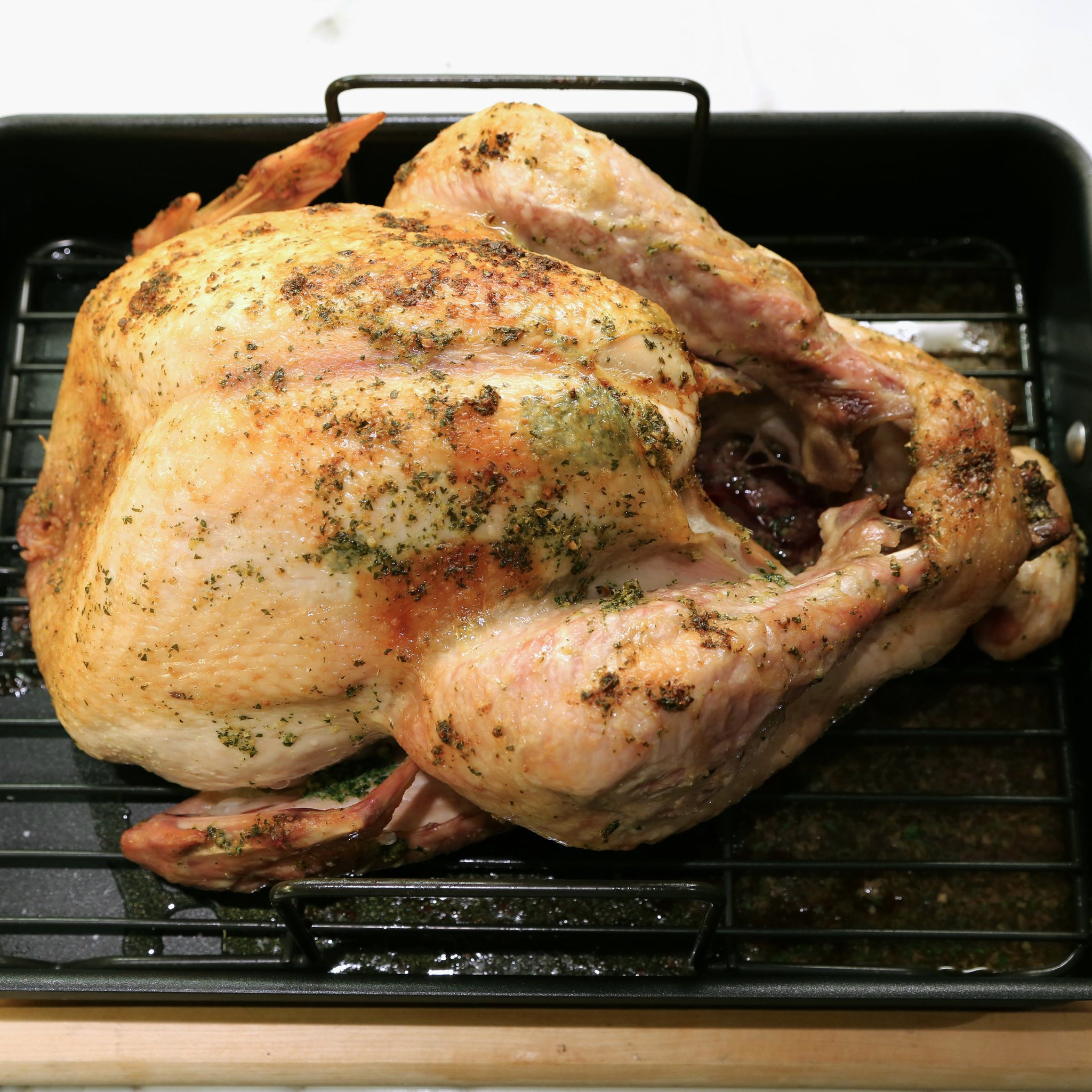 Lemon, Garlic, and Parsley Roast Turkey Recipe | POPSUGAR Food