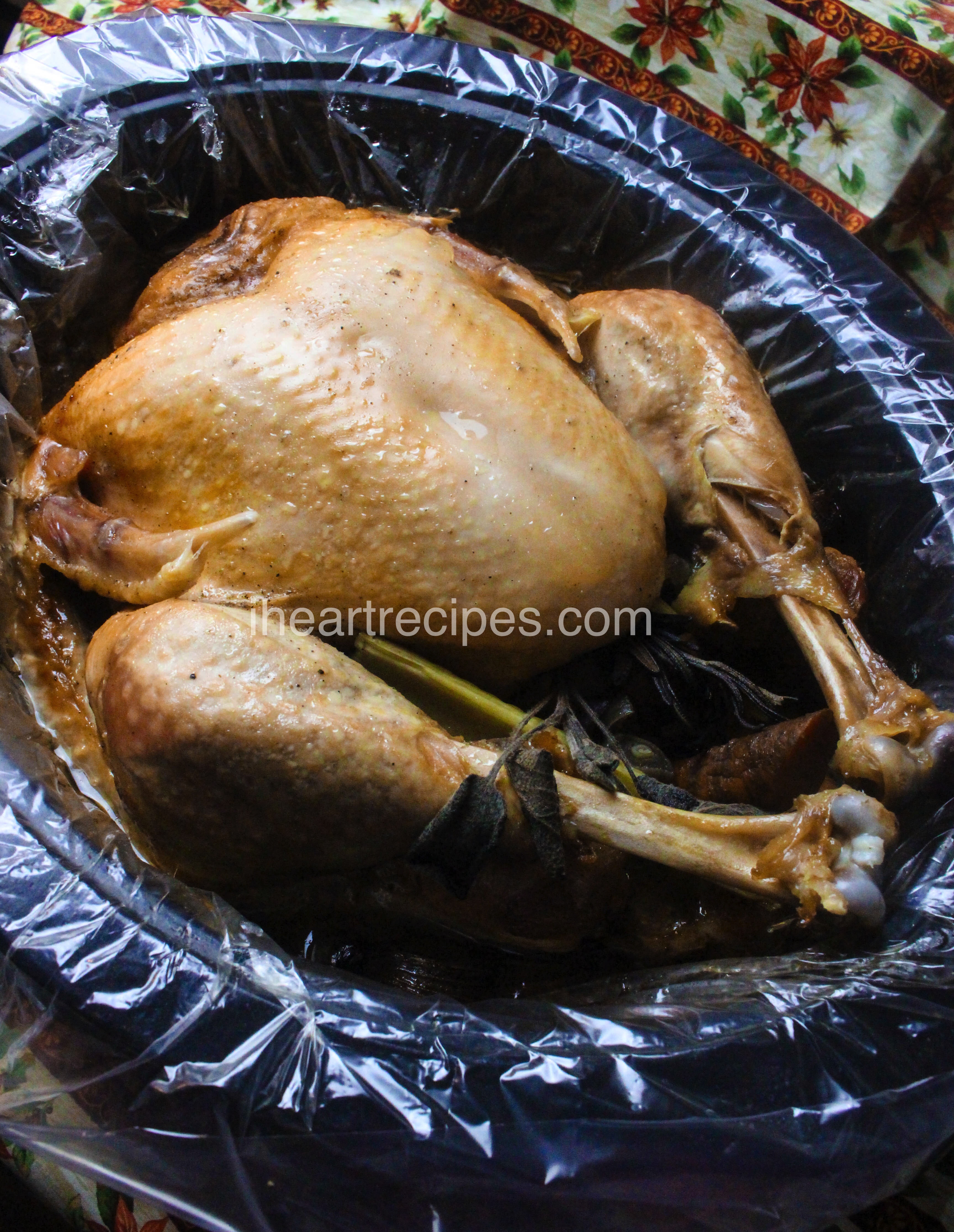 Slow Cooker Whole Turkey | I Heart Recipes