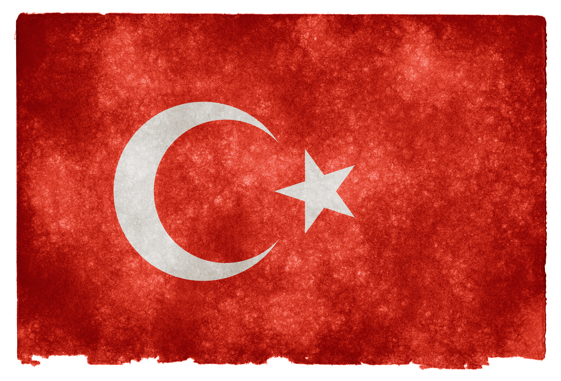 Turkey grunge flag photo