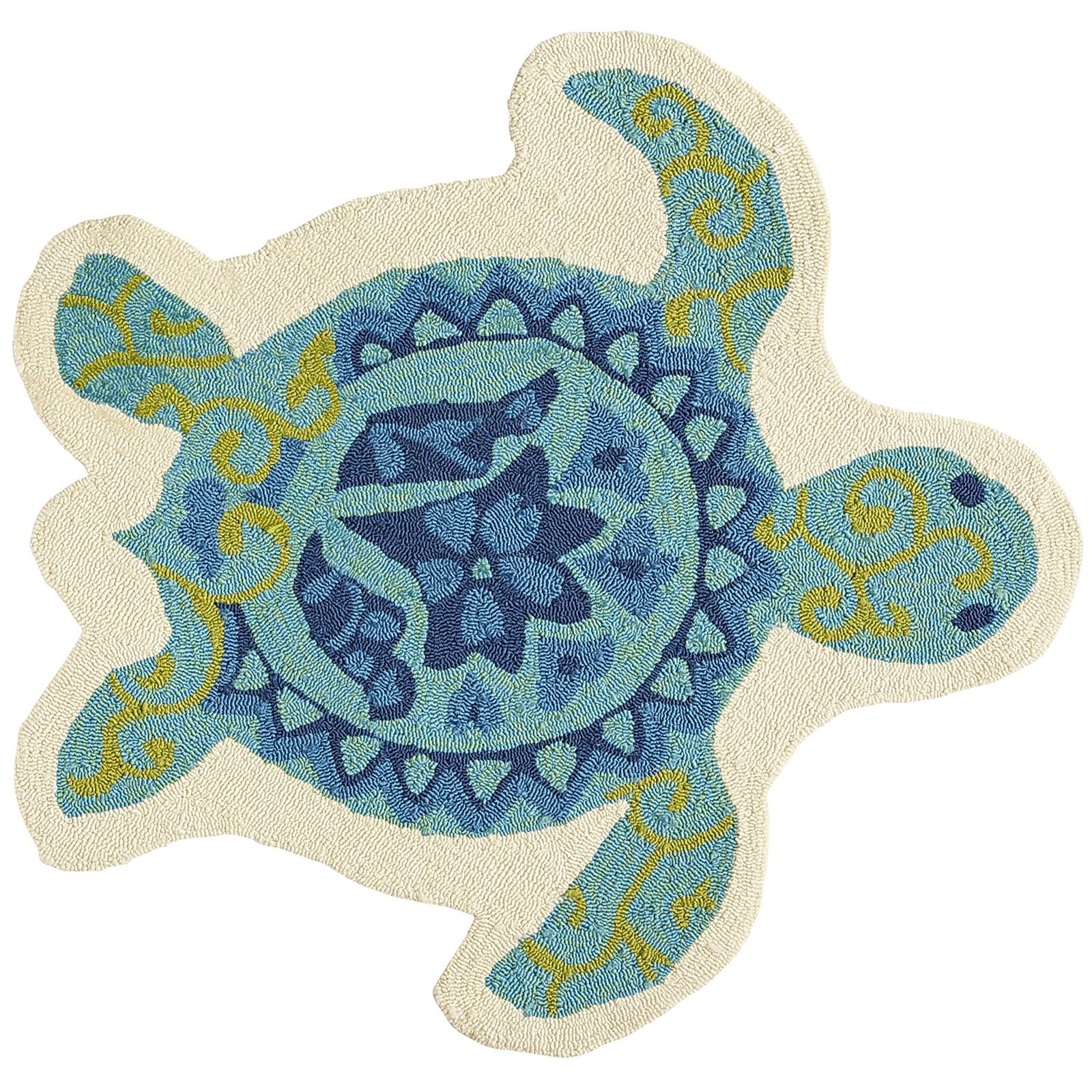 Blue 3' Turtle Rug | Pier 1 Imports