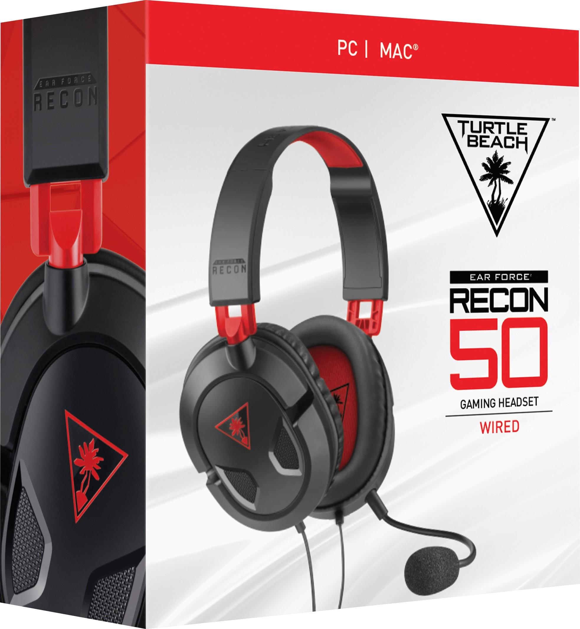 Turtle Beach EAR FORCE Recon 50 Over-the-Ear Gaming Headset for PC ...