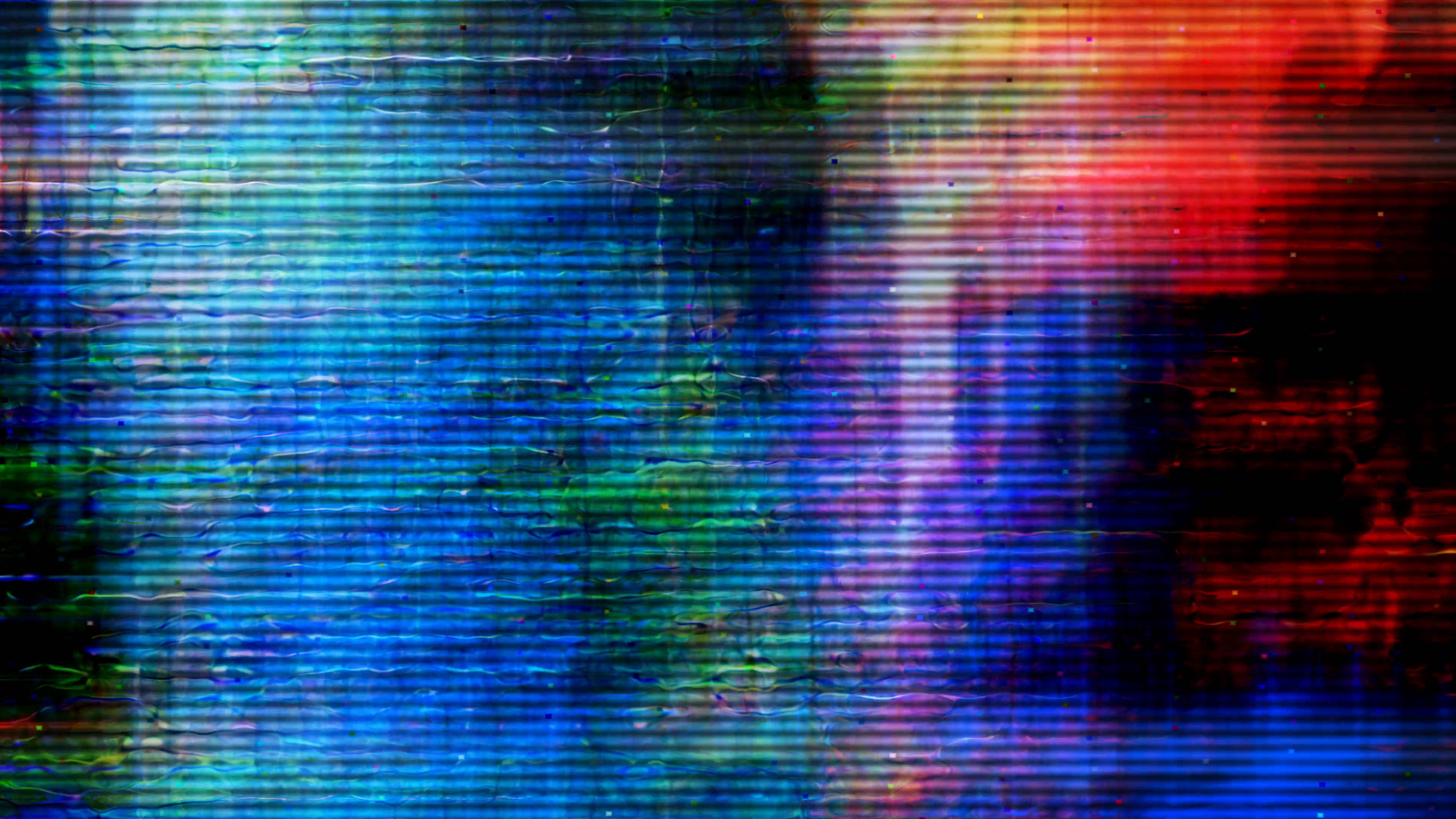 Video Flux 040: TV screen pixels fluctuate with color and video ...