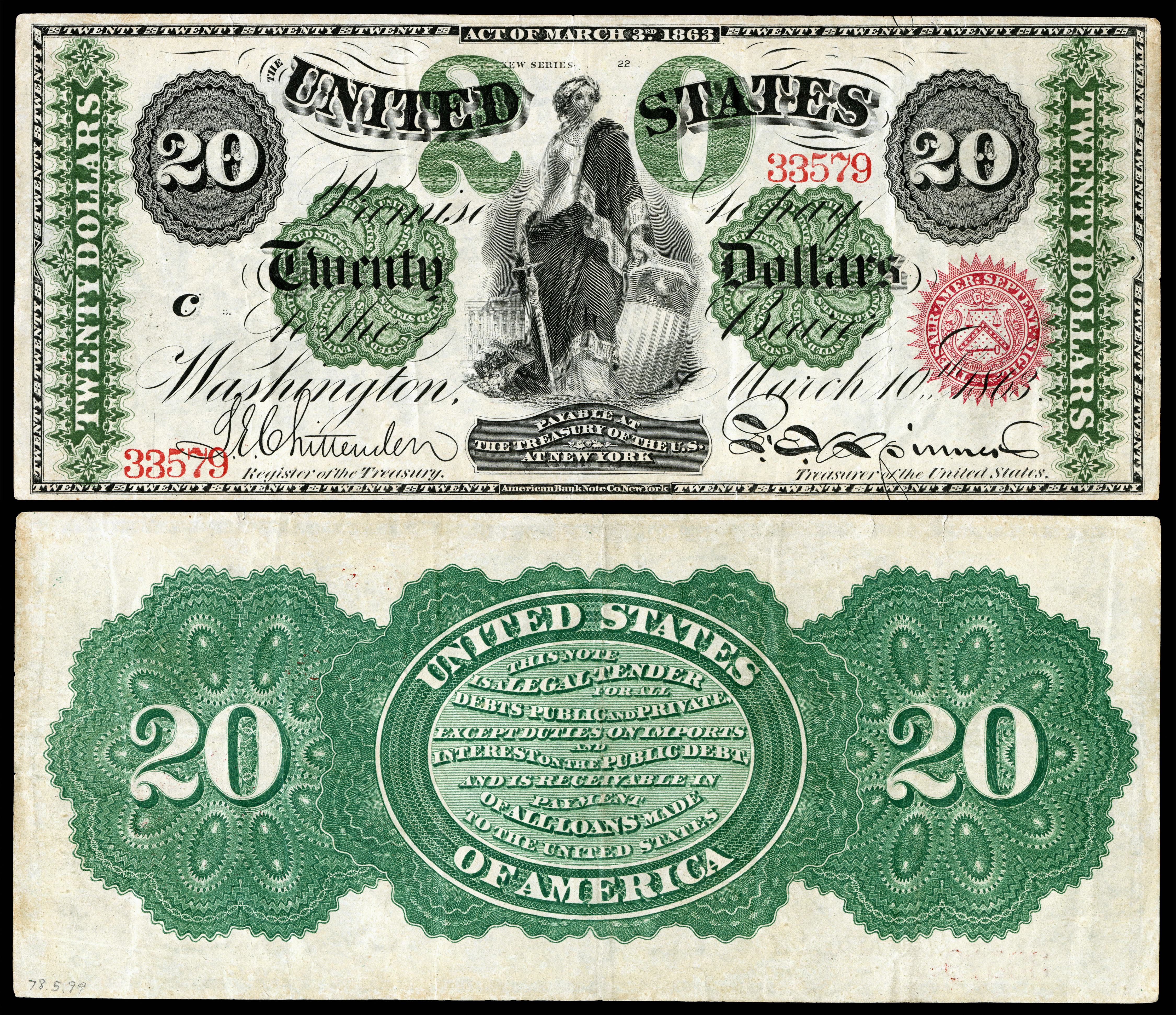 United States twenty-dollar bill - Wikipedia
