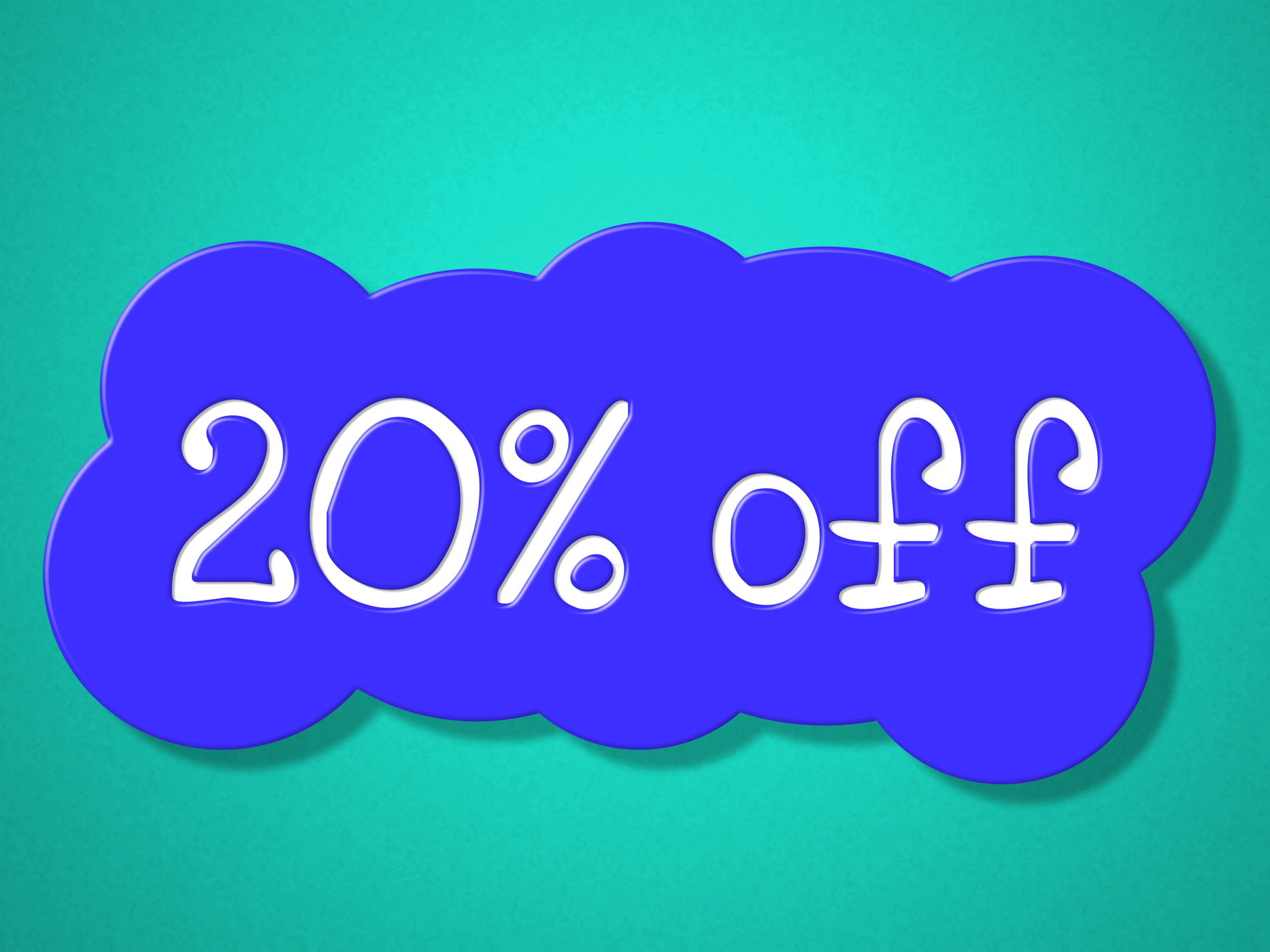 Twenty Percent Off Means Save Sales And Closeout, Cheap, Promotion, Twenty, Savings, HQ Photo