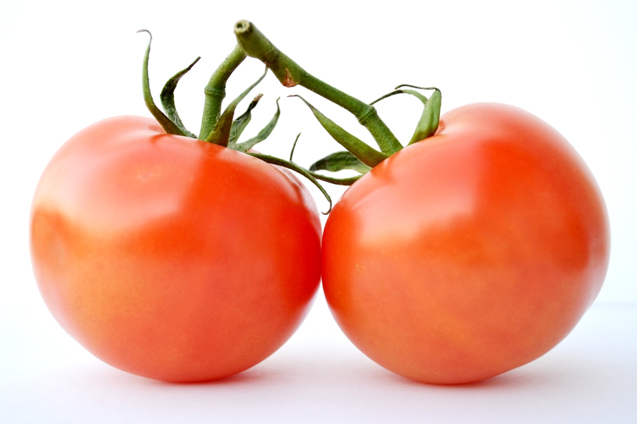 Twin tomatoes photo