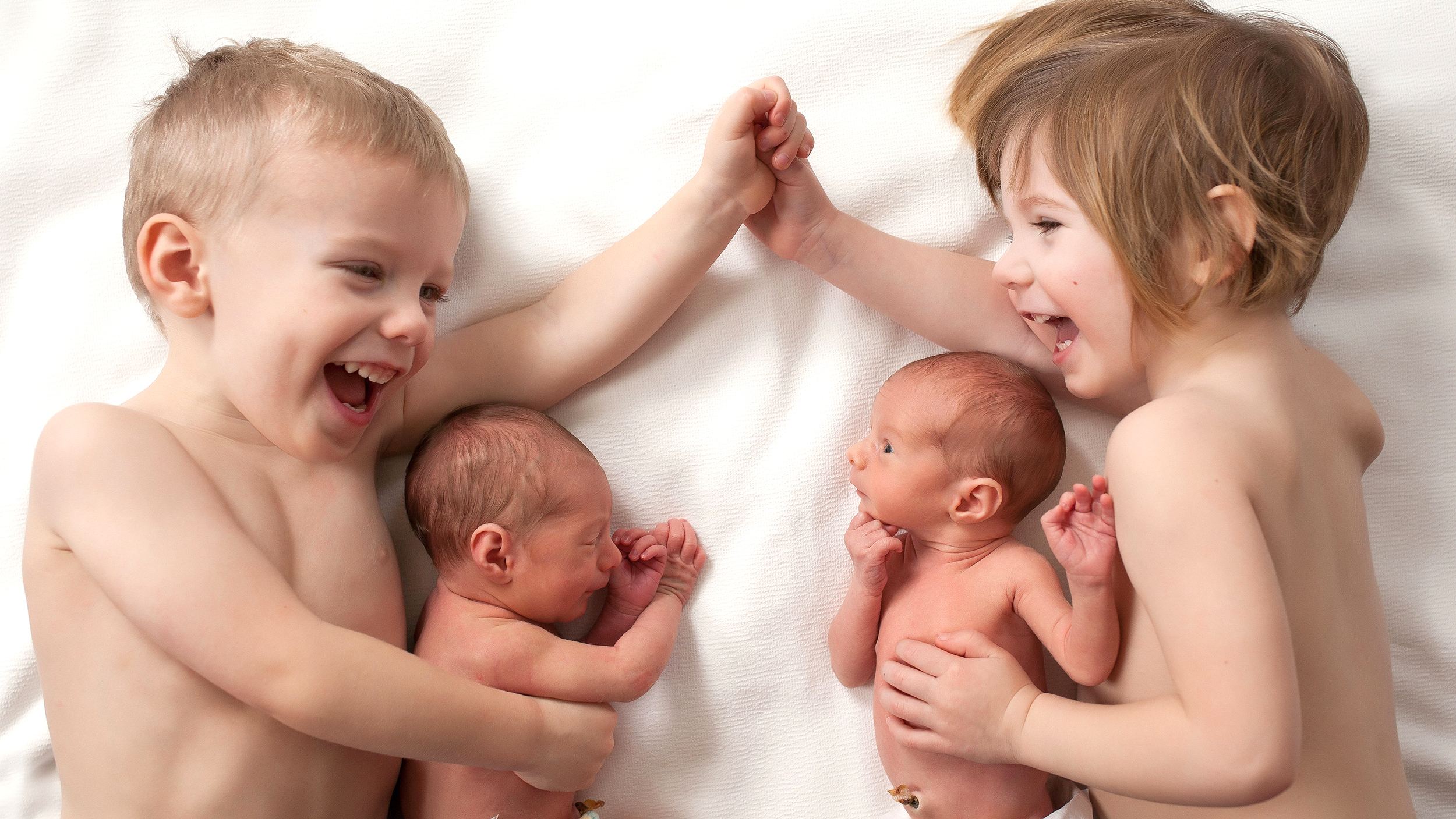 Photo shoot of two sets of twins in one family is adorable - TODAY.com